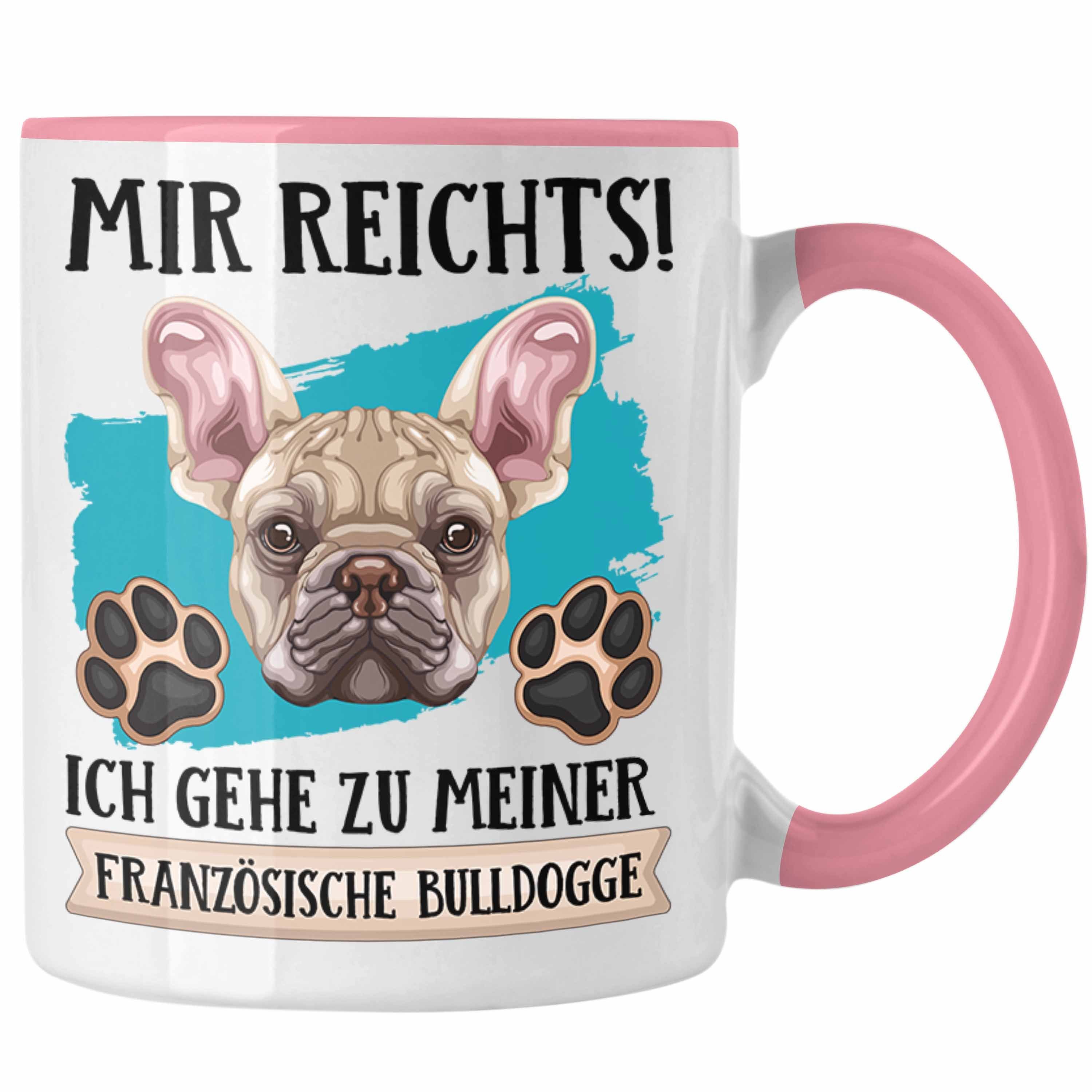 Tasse Spruch Französische Geschen Tasse Lustiger Rosa Bulldogge Trendation Besitzer Geschenk