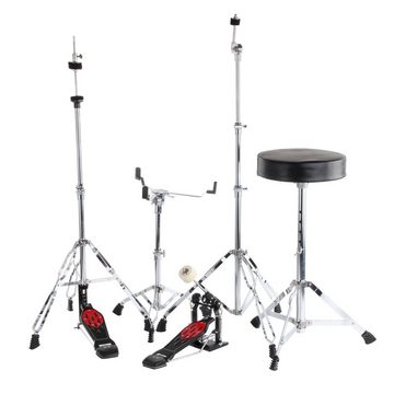 XDrum Schlagzeug Semi 20" Studio,Komplettes Drumset, inkl. Hocker, Drumsticks & Dämpfer, Kesselgrößen: 20" BD, 10" TT, 12" TT, 14" FT, 14" SD