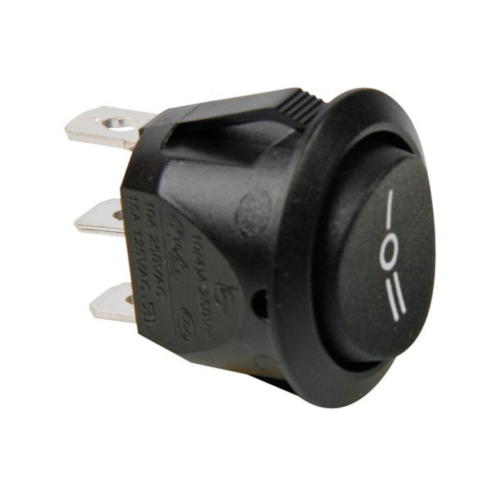 Generic Sicherungsgerät WIPPENSCHALTER - SCHWARZ - 1P SPDT ON-OFF-ON (1-St)