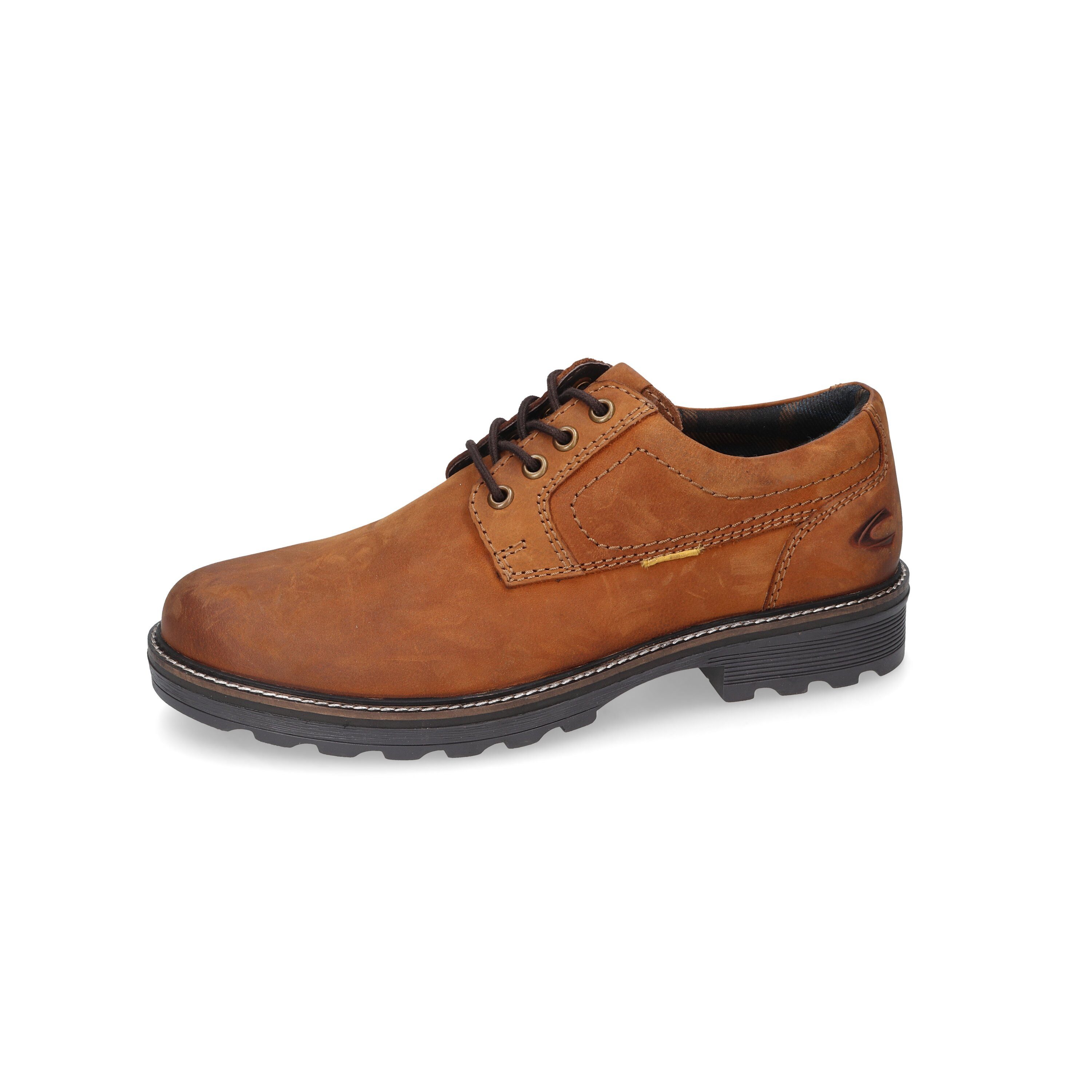 camel active LOW CUT Tumbled Nubuk COGNAC Schnürschuh günstig online kaufen