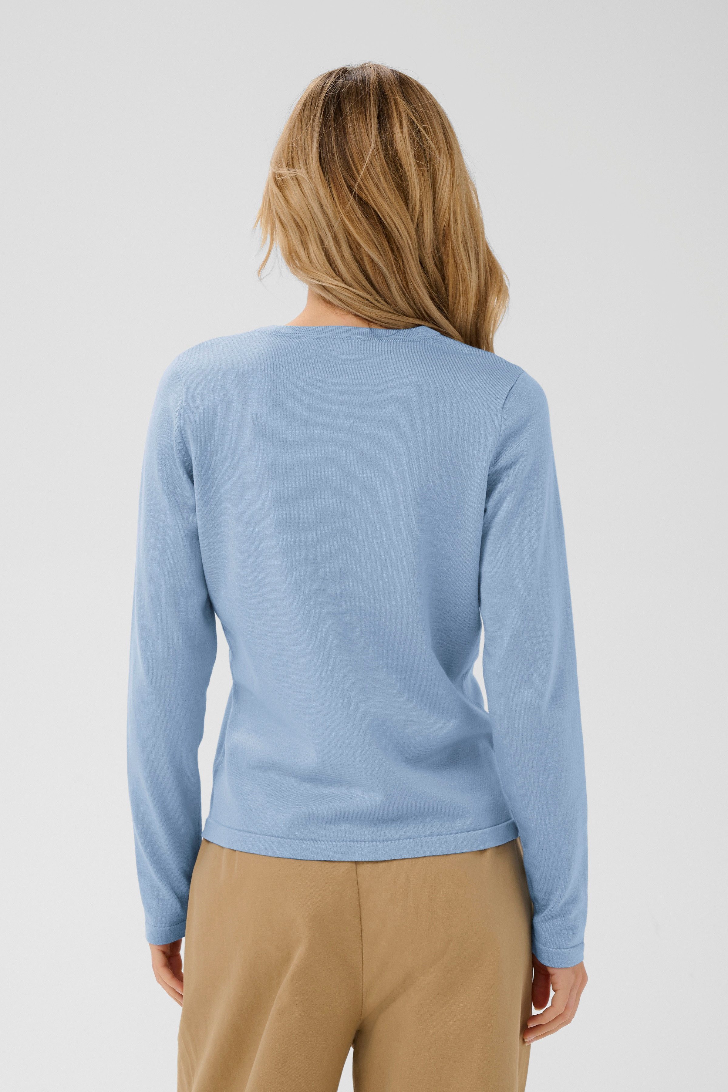 Saint Tropez Strickjacke A8661, MilaSZ R-Neck Cardigan Viskose Feinstrick, günstig online kaufen