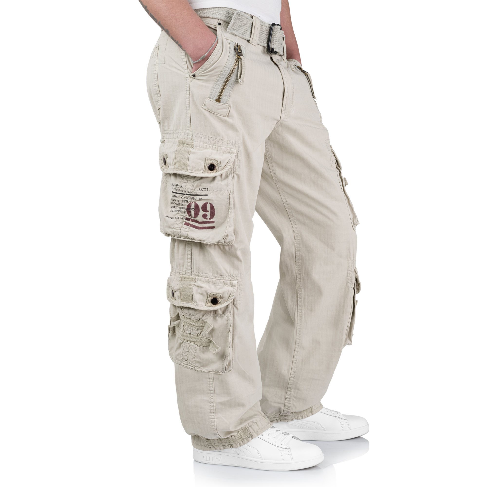 Trooper Cargohose Herren Traveler Cargo Vintage Hose Army Outdoor Pants günstig online kaufen