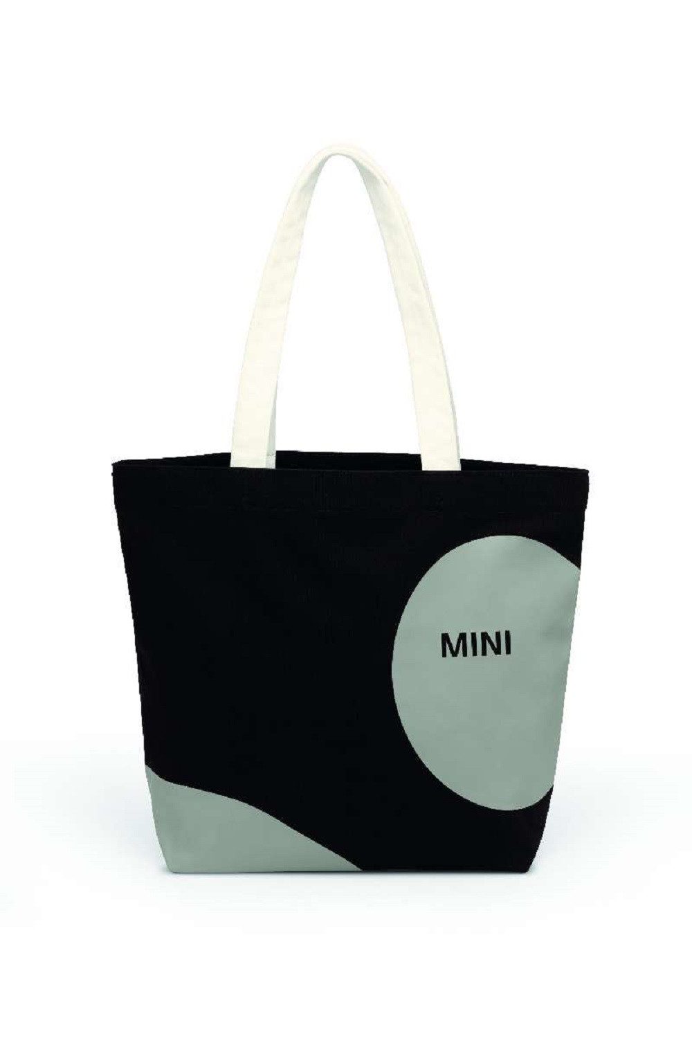 MINI Schultertasche MINI Shopper – Wasserabweisend Car Face Print 13 l Volumen Tasche (1-tlg)