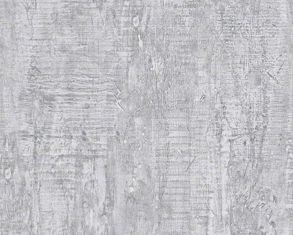 walls 2nd Tapete Stone Best Création living of grau Edition, A.S. Wood`n Vliestapete Struktur Betonoptik