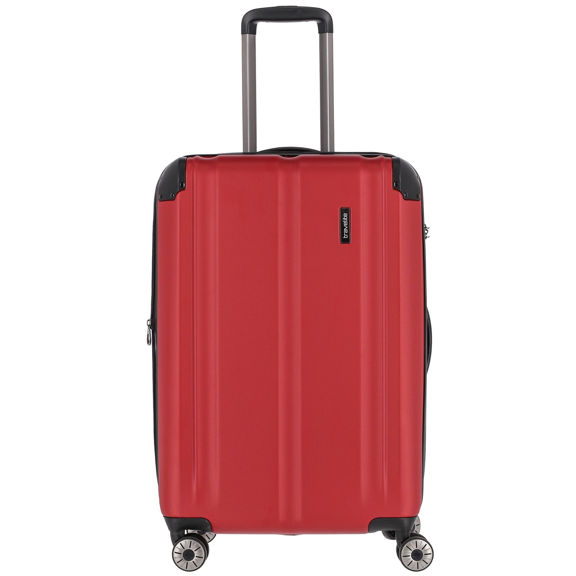 travelite Hartschalen-Trolley City, 4 Rollen, ABS