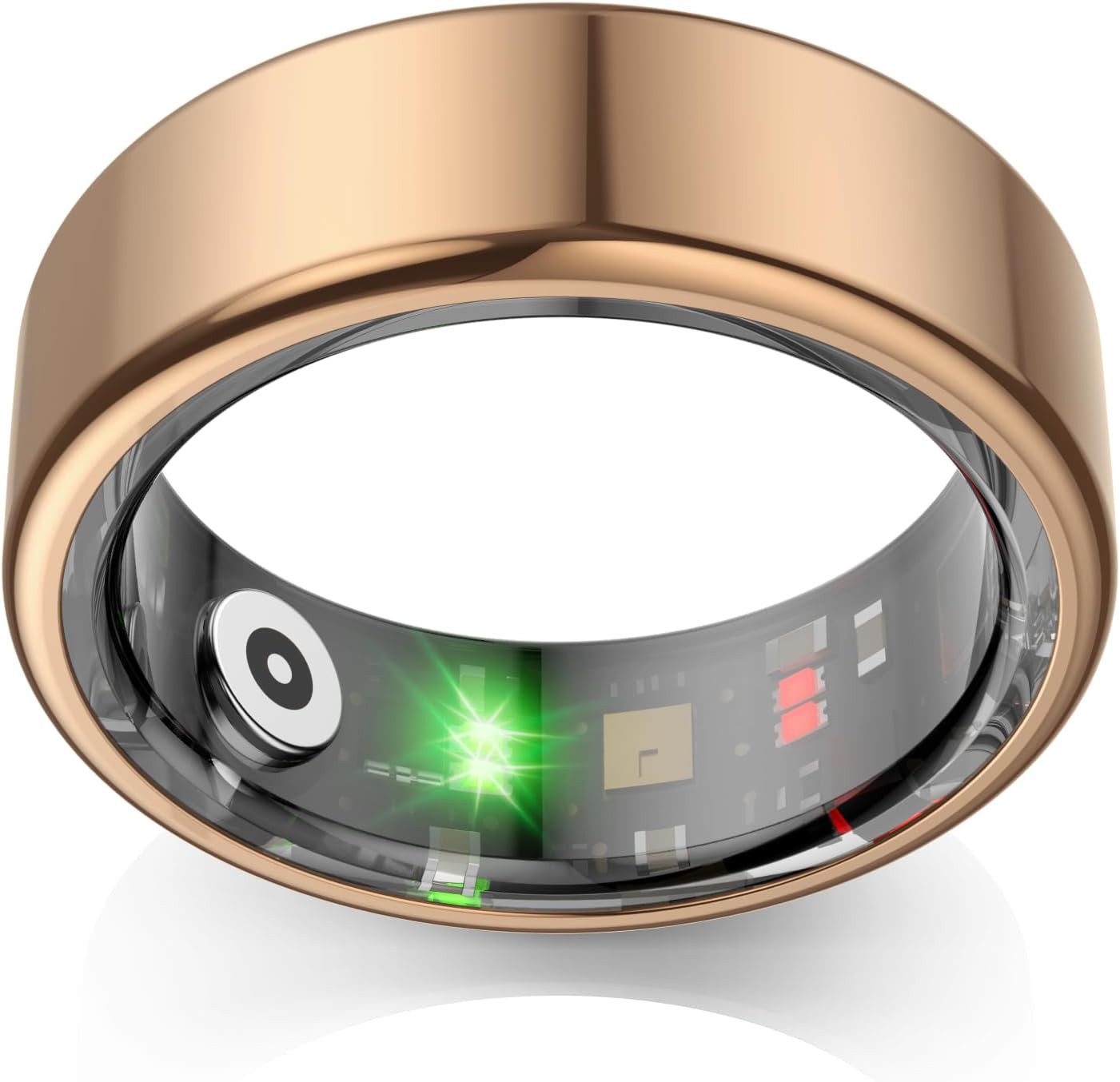 Brücke Fingerring Intelligente Ringe für Männer und Frauen, Fitnessarmbänder, Smartwatch, Fitness- und Wellness-Tracker, Schrittzähler-Ring, APP für iOS & Android