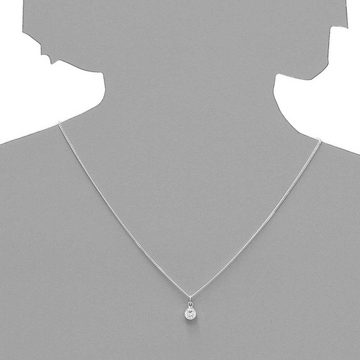 OSTSEE-SCHMUCK Kettenanhänger - Classic 6 mm - Silber 925/000 - Zirkonia (1-tlg)