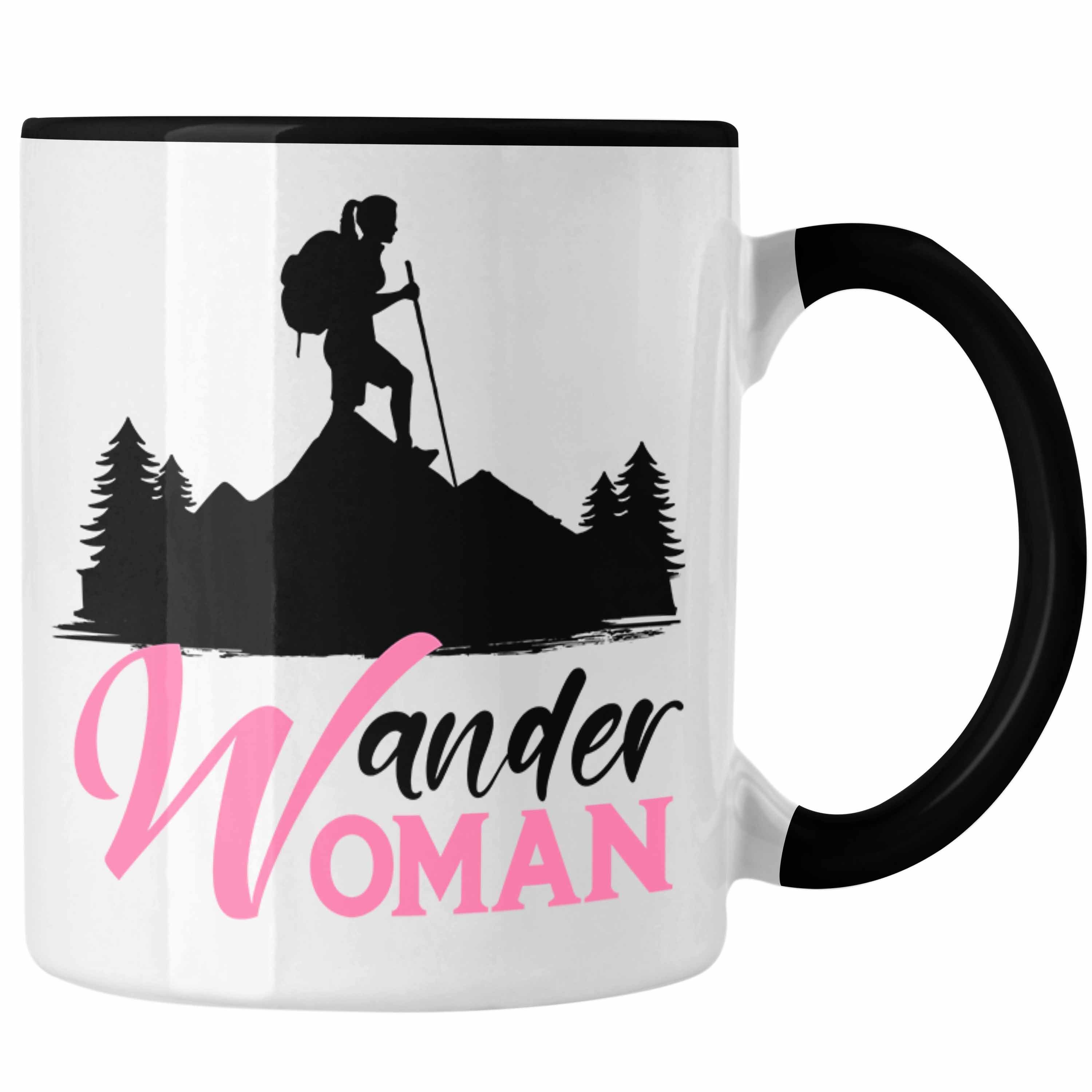 Trendation Tasse Trendation - Wander Woman Tasse Geschenk Wandern Frauen Geschenkidee L