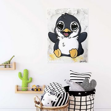 Posterlounge Poster A.DOUBLE.U, Kleiner Pinguin, Babyzimmer Malerei