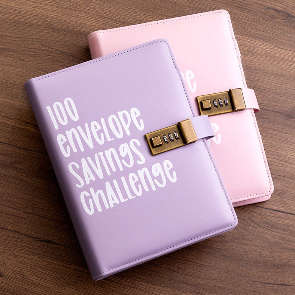 Mit Blusmart Notizbuch Umschlagherausforderungen Und pink Notizbuch 100 Passwortsperre