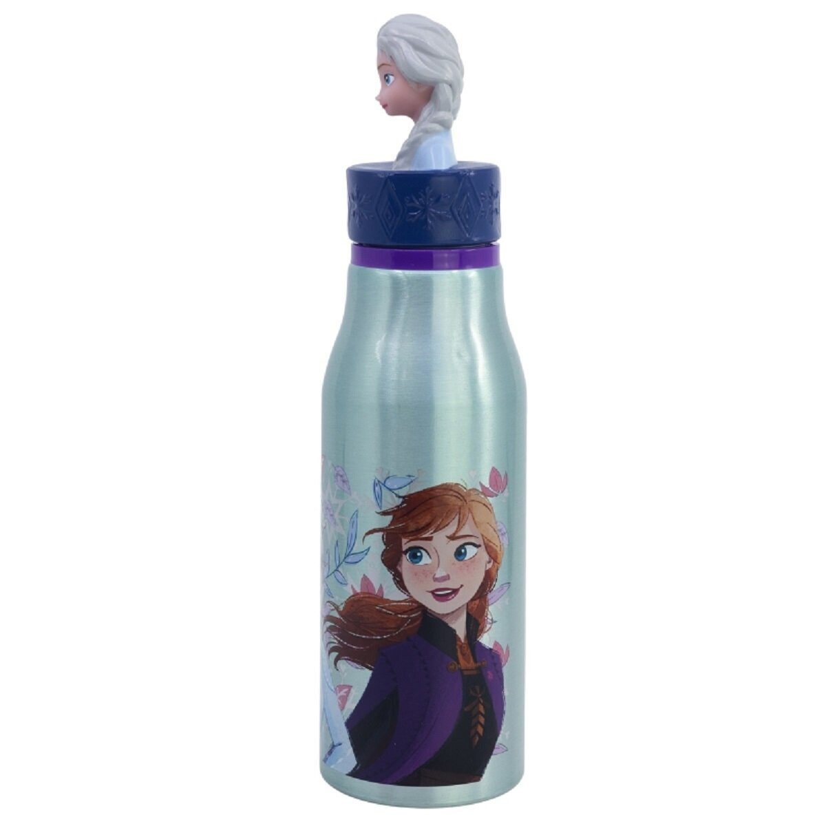 Disney Trinkflasche Disney Frozen Trinkflasche Aluminium, 690ml, mit Sicherheitsverschluss