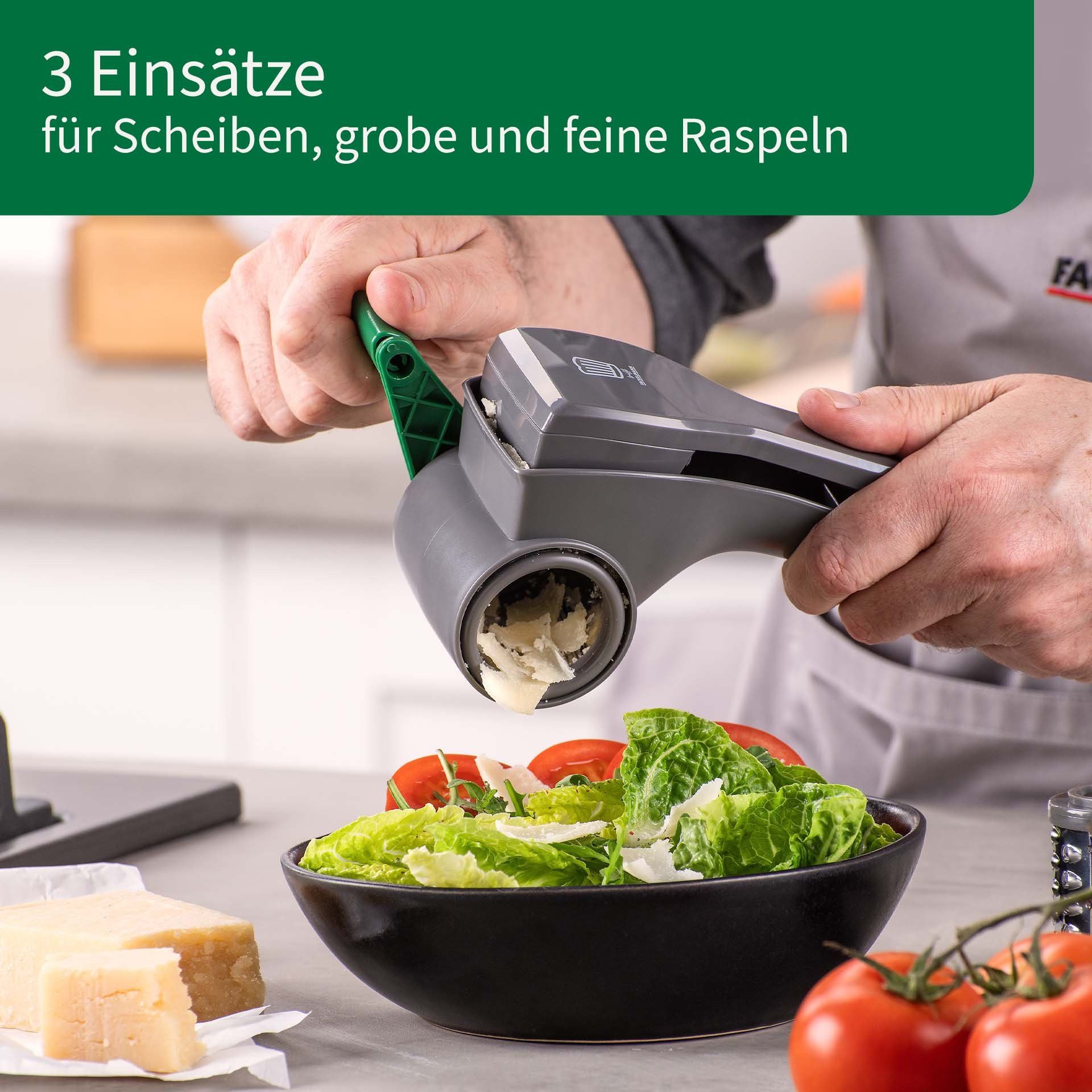 Chefkoch trifft Fackelmann Trommelreibe Trommelreibe für Gemüse, Käse oder Nüsse – Bild 5 von 5