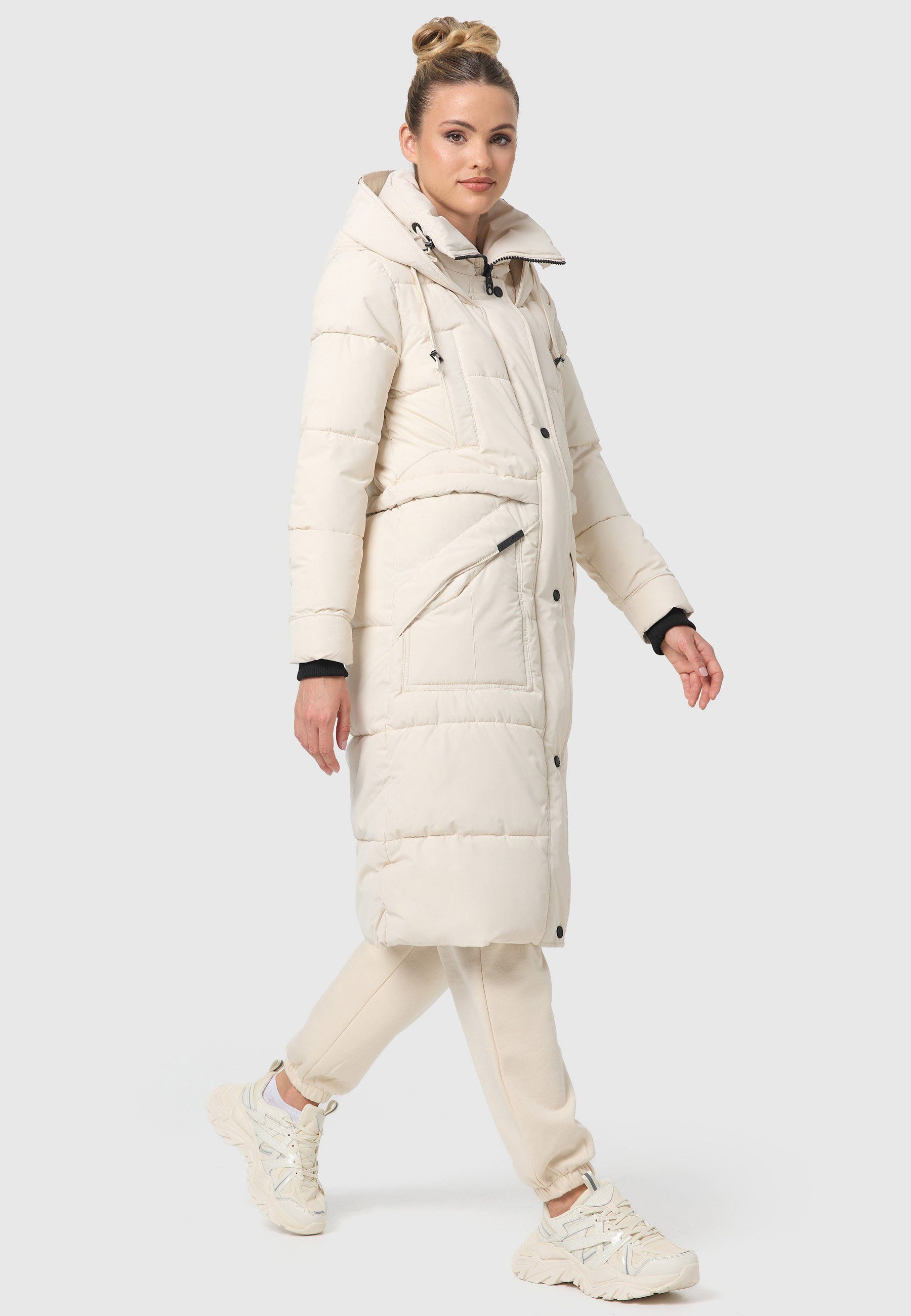 Marikoo Winterjacke Ayumii mit hohem Stehkragen