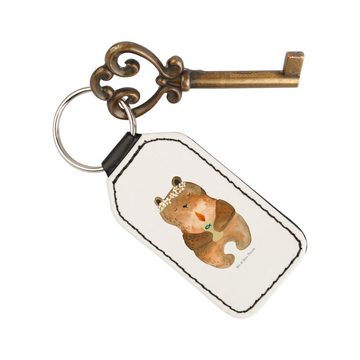 Mr. & Mrs. Panda Schlüsselanhänger Bär Kommunion - Weiß - Geschenk, katholisch, Glücksbringer, Anhänger, (1-tlg), Vielseitigkeit