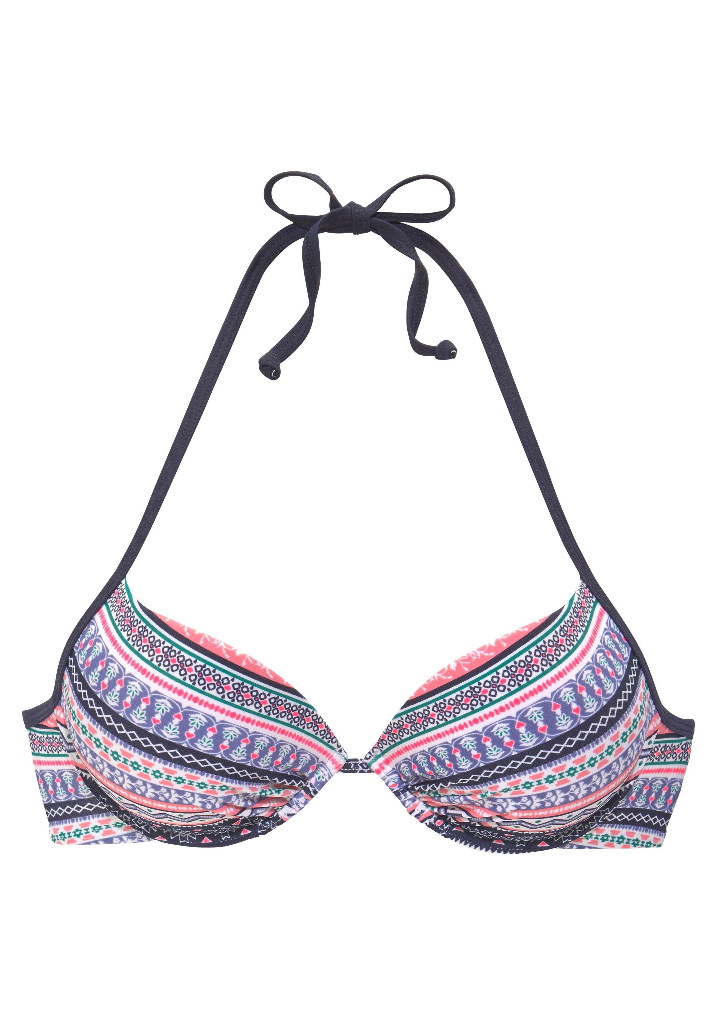s.Oliver Push-Up-Bikini-Top Barcelona, wattierte Cups, mit günstig online kaufen
