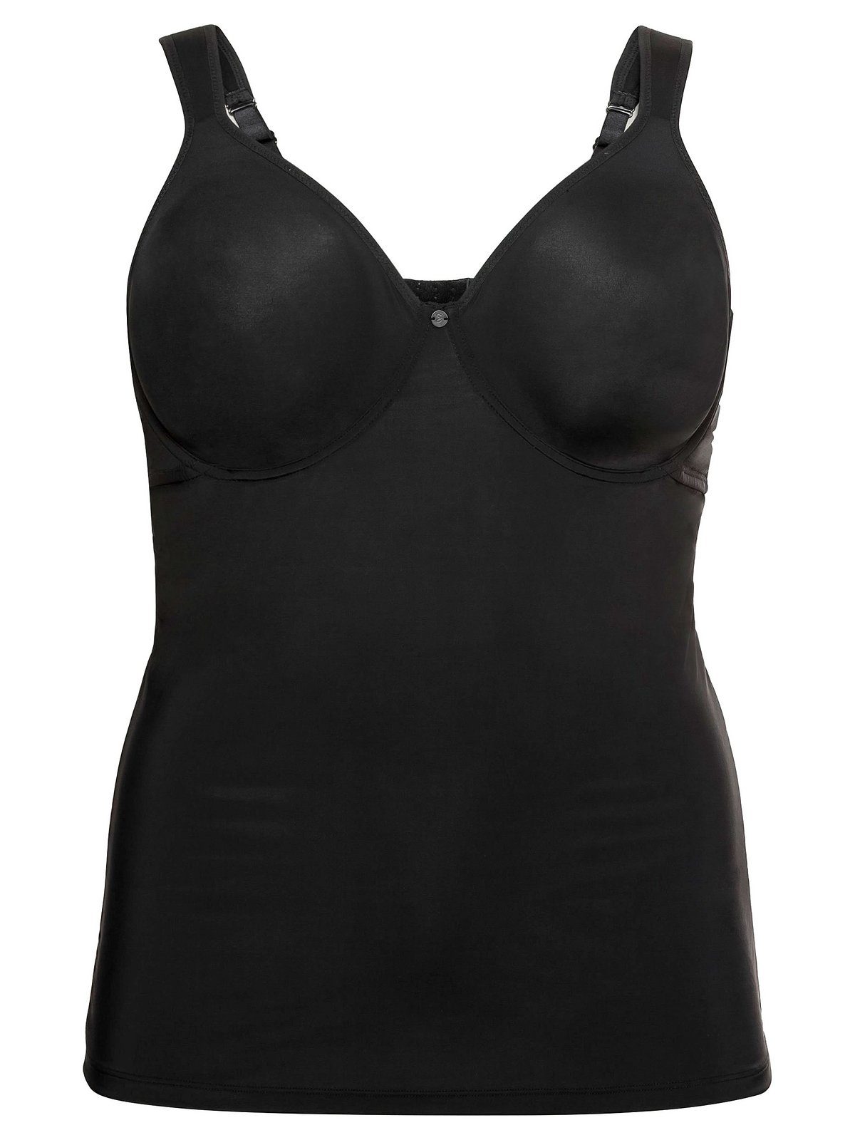 Sheego BH-Hemd Große Größen aus Microfaser, mit integriertem Bügel-BH