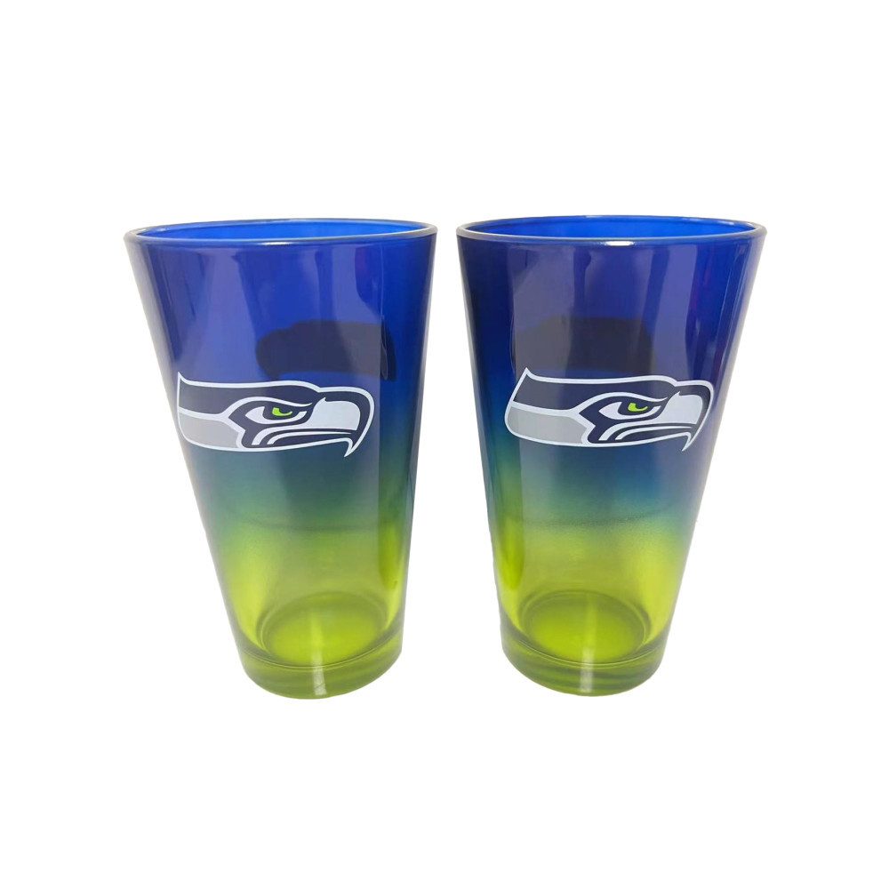 Seattle Seahawks Seattle Seahawks Pint Glass 2er-Set, Glas
