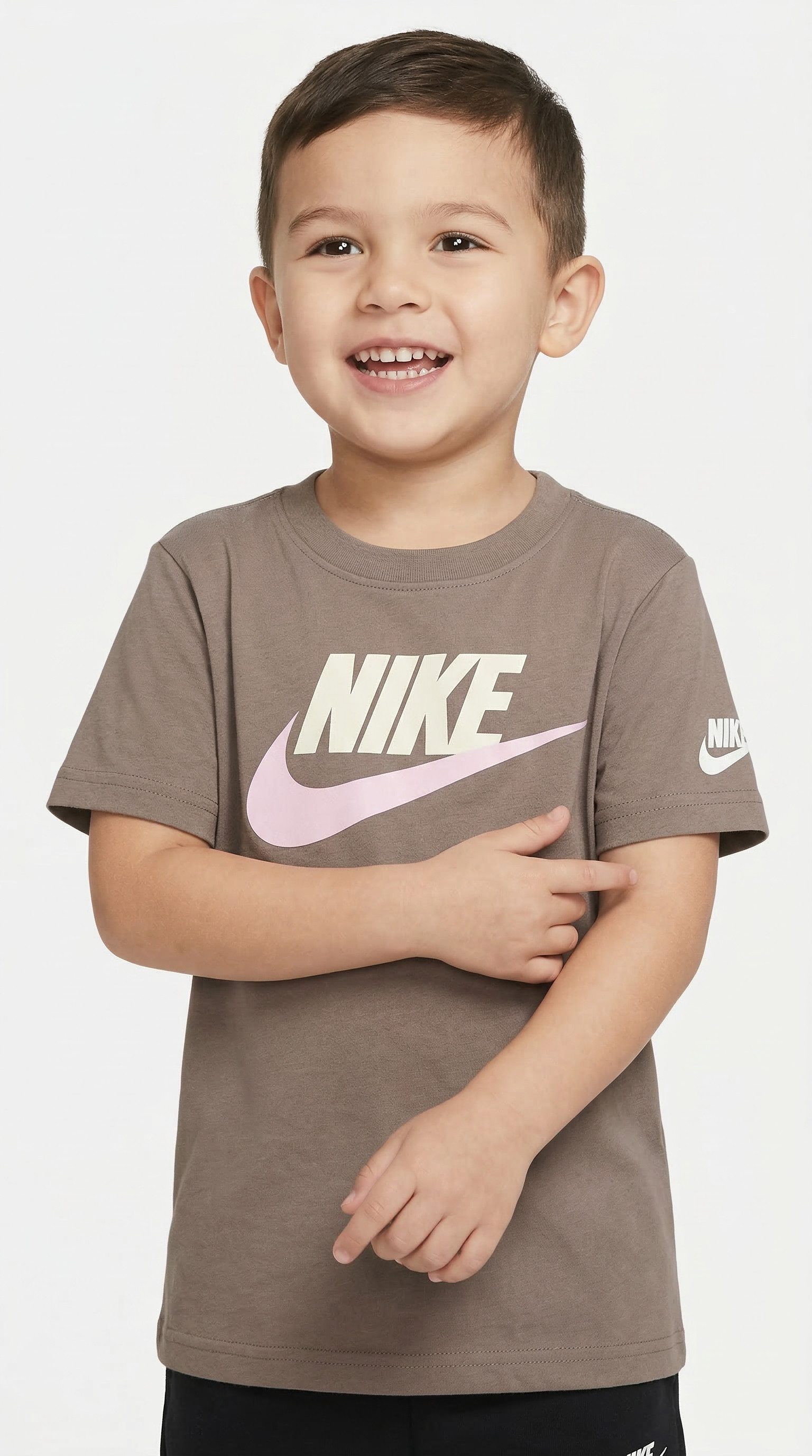 Nike Sportswear T-Shirt NKN CLUB FAMILY S/S KNIT TOP für Kinder, T-Shirt-Form, aus Baumwolle und Polyester