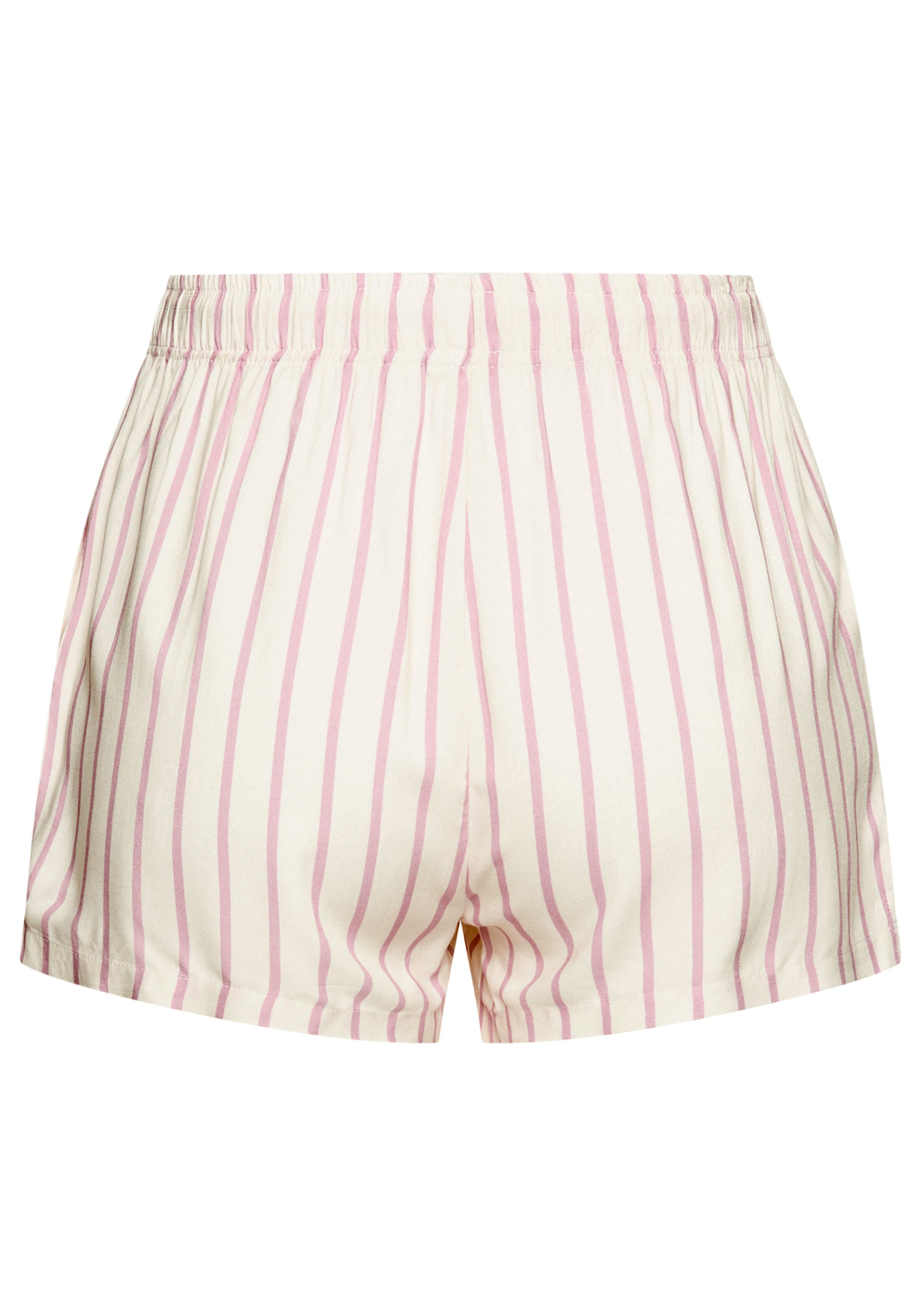 LASCANA Pyjamashorts mit kleinen Schlitzen am Saum – Bild 4 von 4