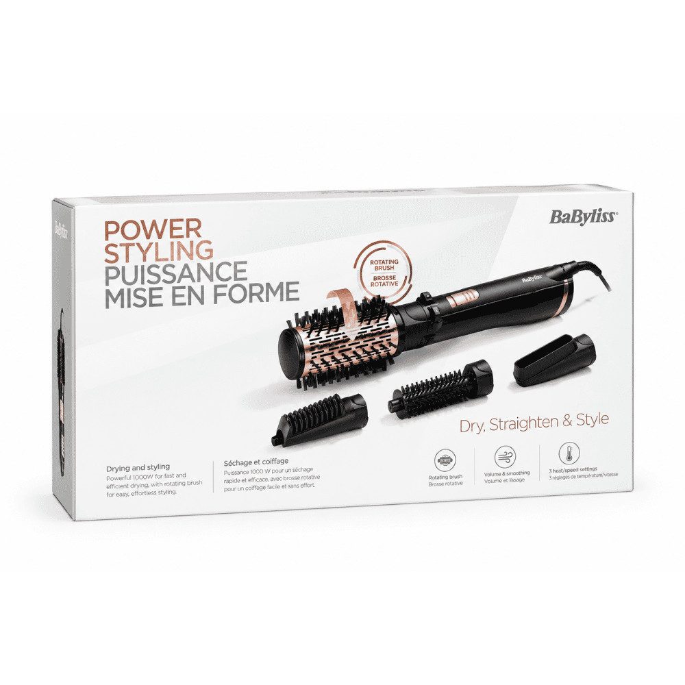 BaByliss Multihaarstyler BaByliss AS200E Haarstyler - Schwarz, Inkl. Kaltstufe zum fixieren der Haare