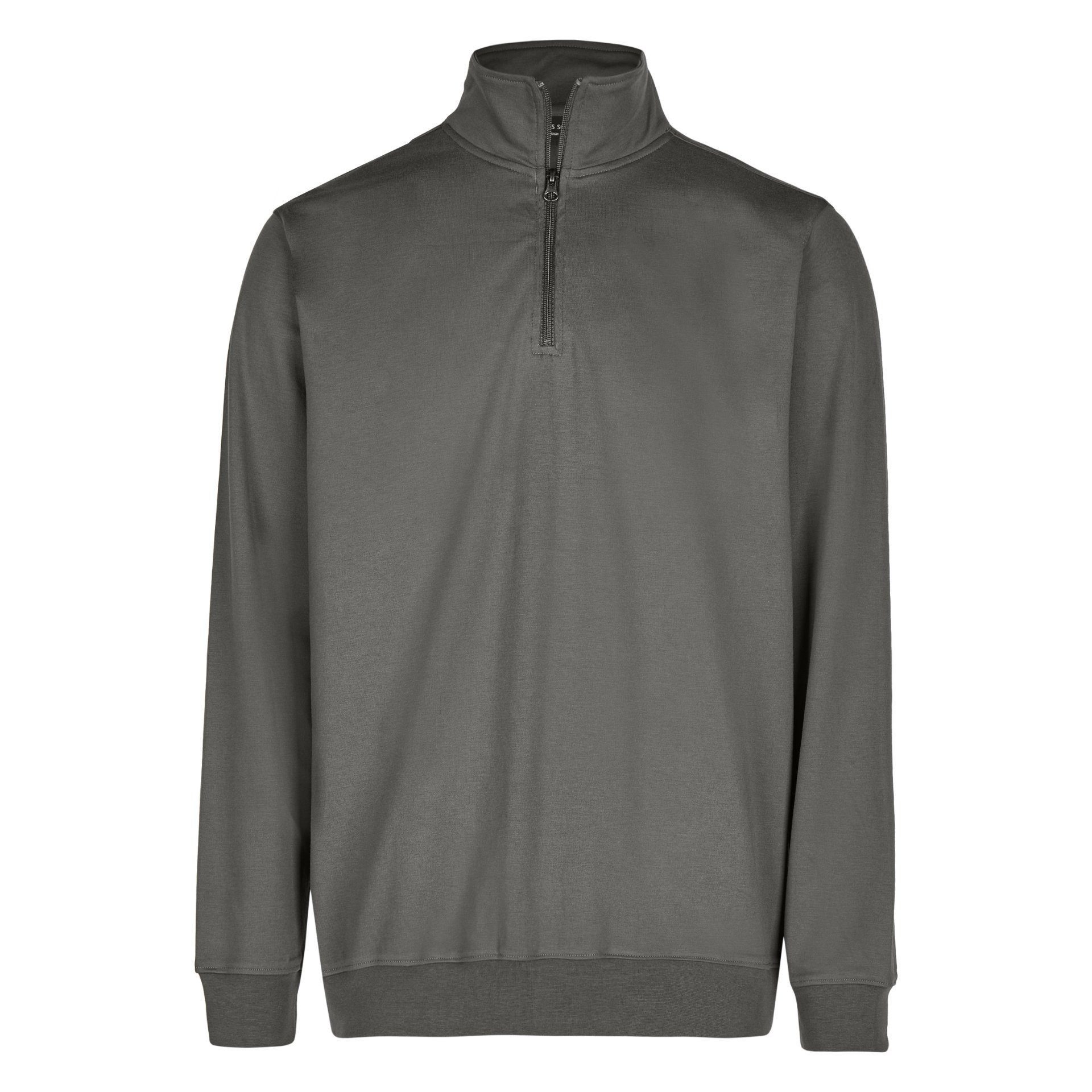 Hans Schäfer Workwear Troyer BASIC Zip-Sweatshirt - Anthrazit - Gr: 6XL