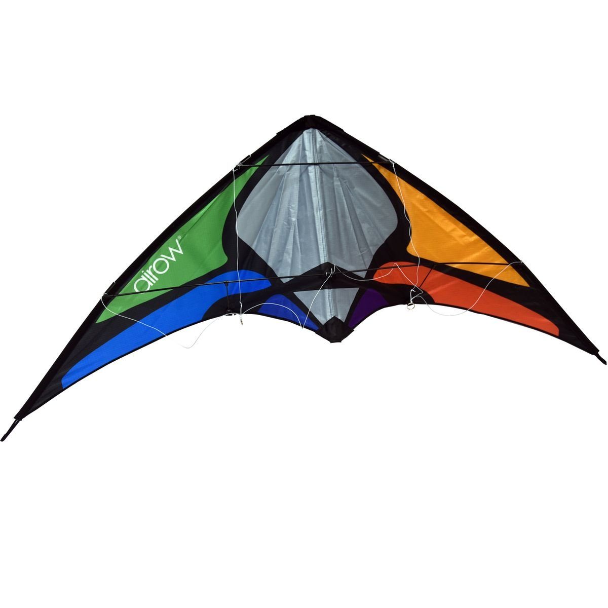 Flug-Drache Lenkdrache Barani bunt Zweileiner Größe 140cm