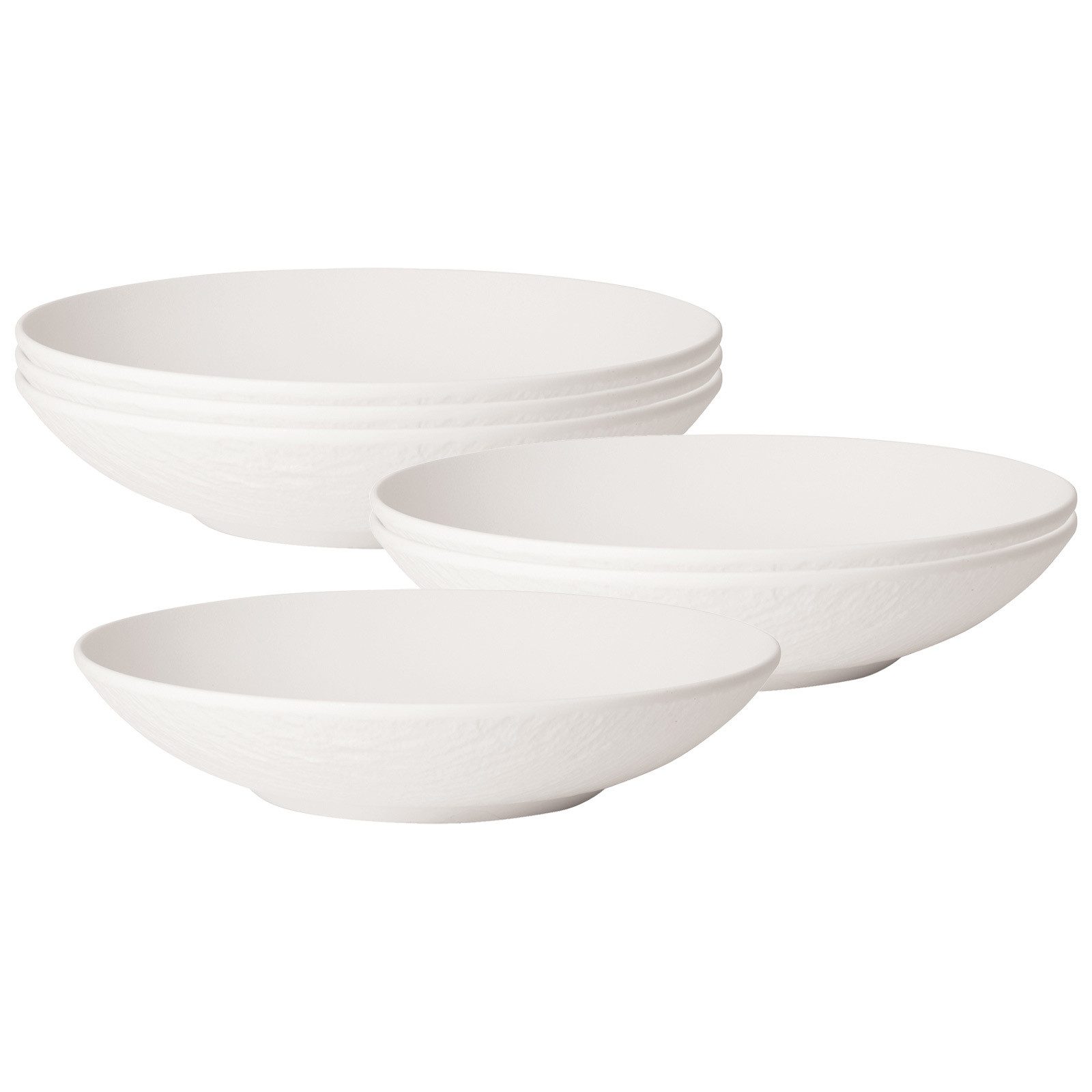 Schale Manufacture Rock Blanc Schalen flach ø 23,5 cm