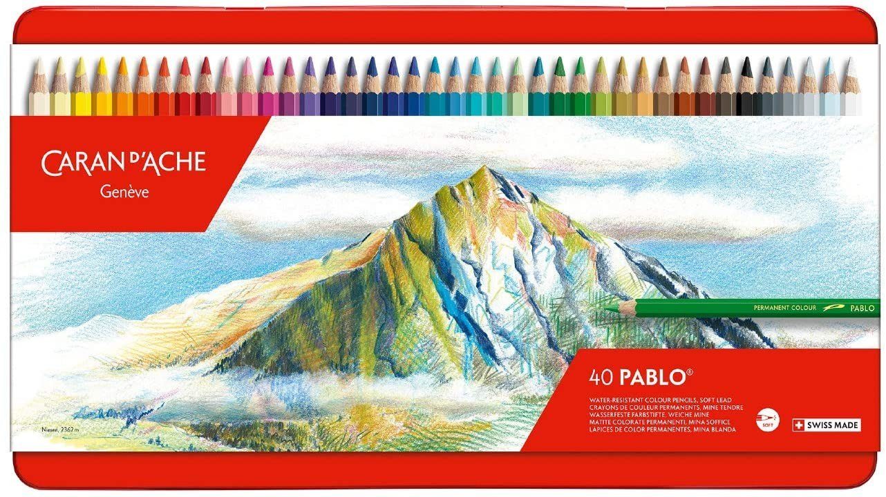 CARAN D'ACHE Buntstift Caran dAche Buntstifte Artist PABLO 40er Set
