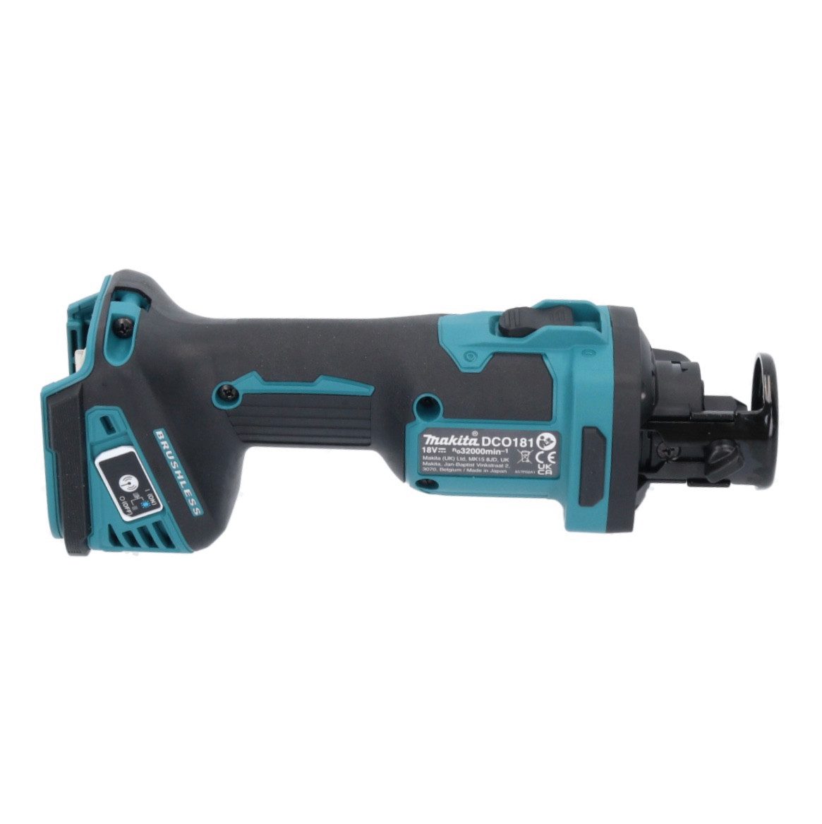 Makita Akku-Universalschere DCO 181 Z Akku Rotationsschneider 18 V 32000 U/min Brushless Solo – Bild 5 von 5