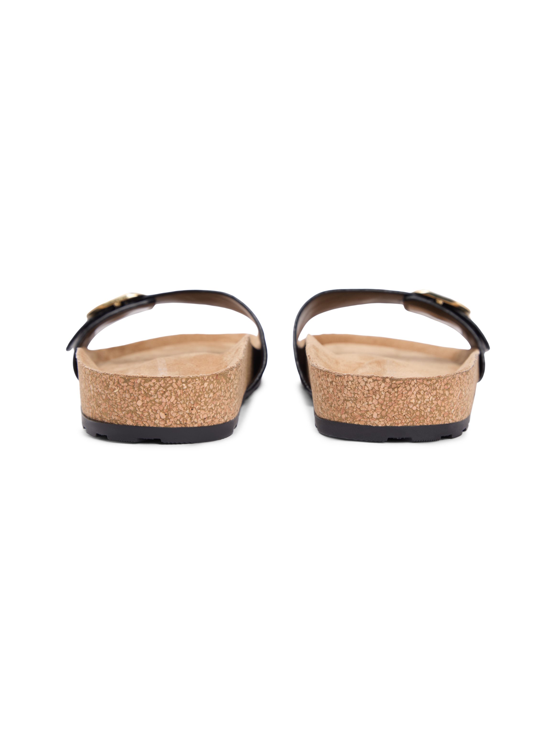 Tommy Hilfiger TH CLASSIC CORK SANDAL PEARL LTH Pantolette Strandschuh, Pool Slides, Flat mit Logoemblem