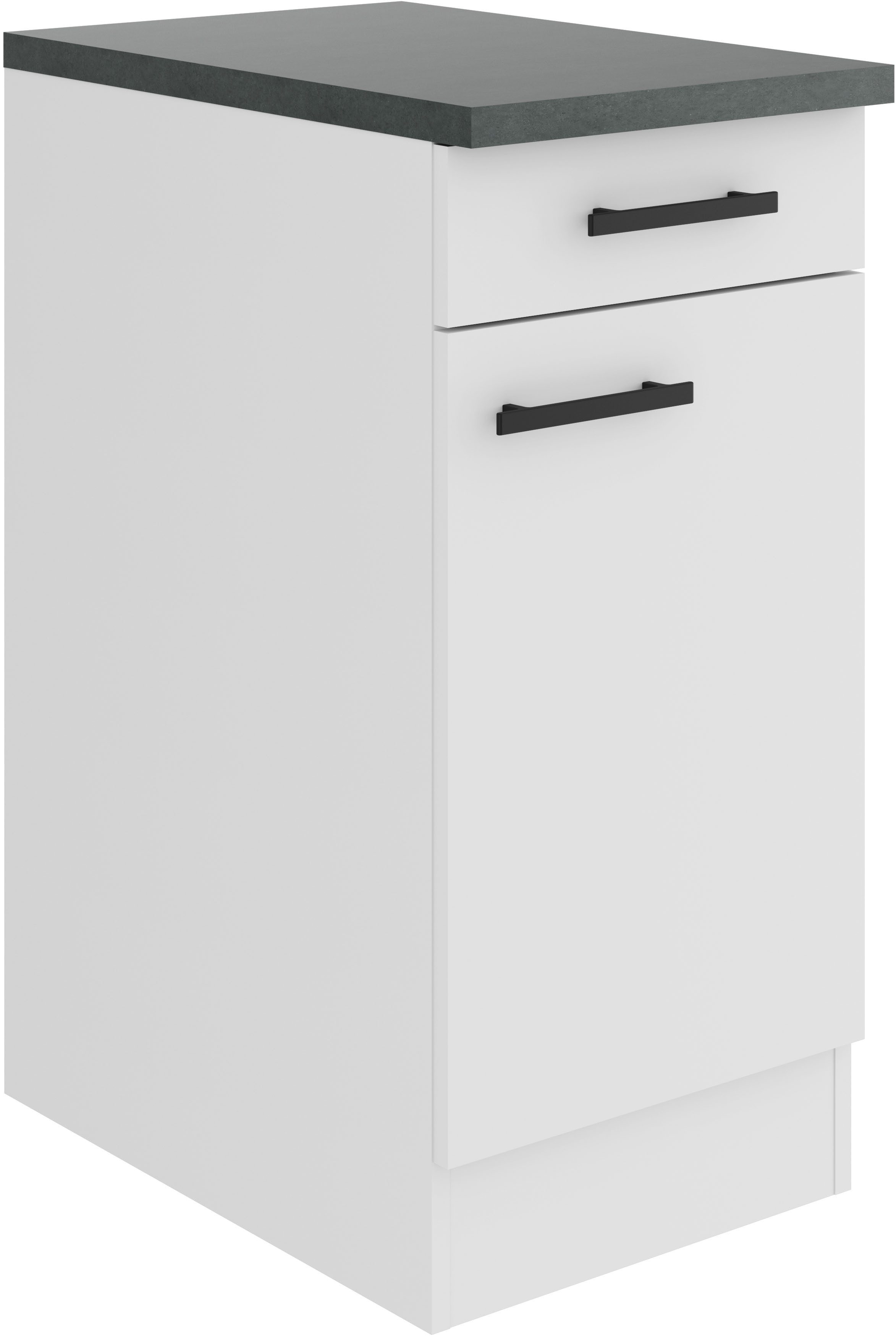 OPTIFIT Unterschrank Palma Breite 40 cm, mit 1 Tür und 1 Schubkasten