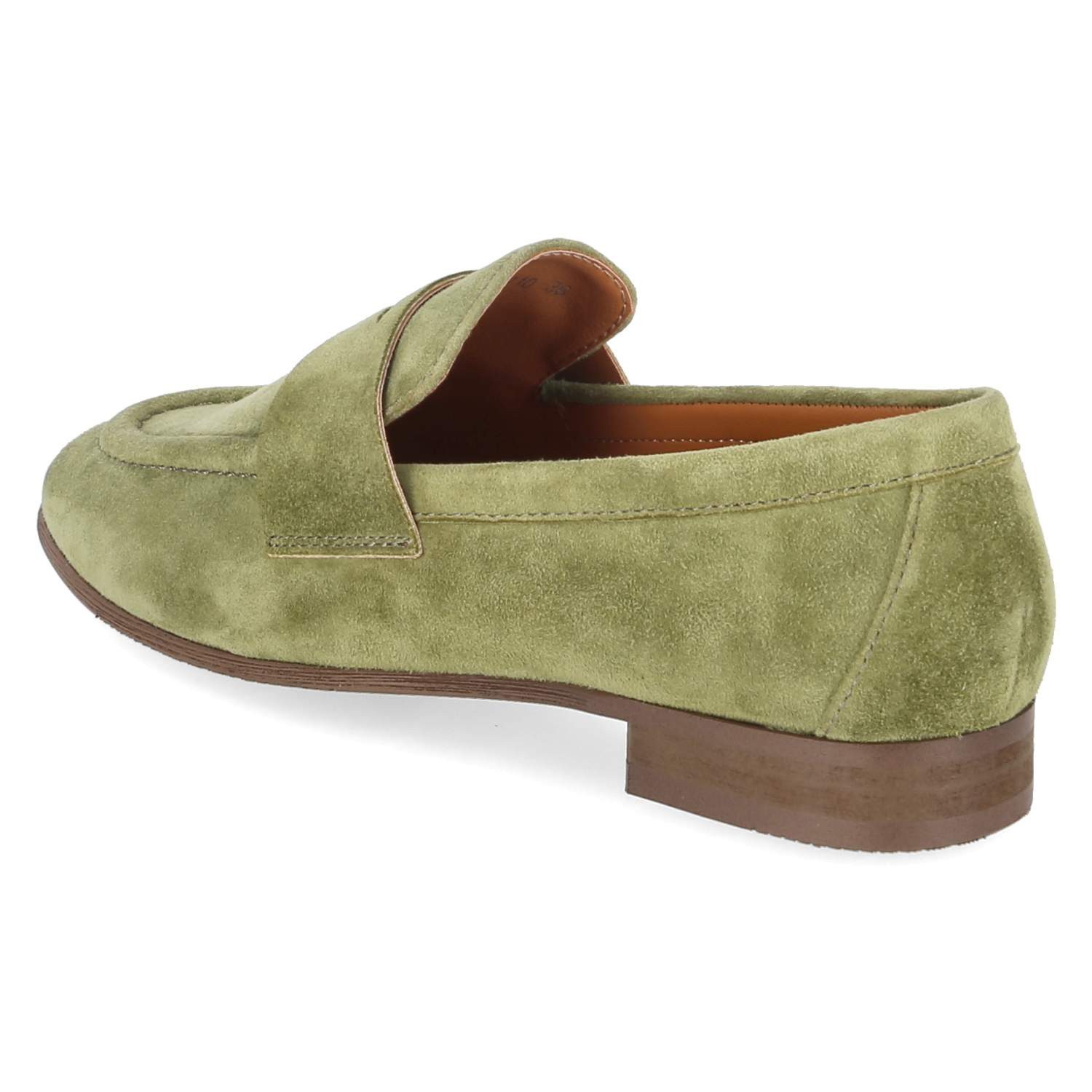 Kaerlek Kaerlek Aida 02 Kaky Damen Rauleder khaki Slipper