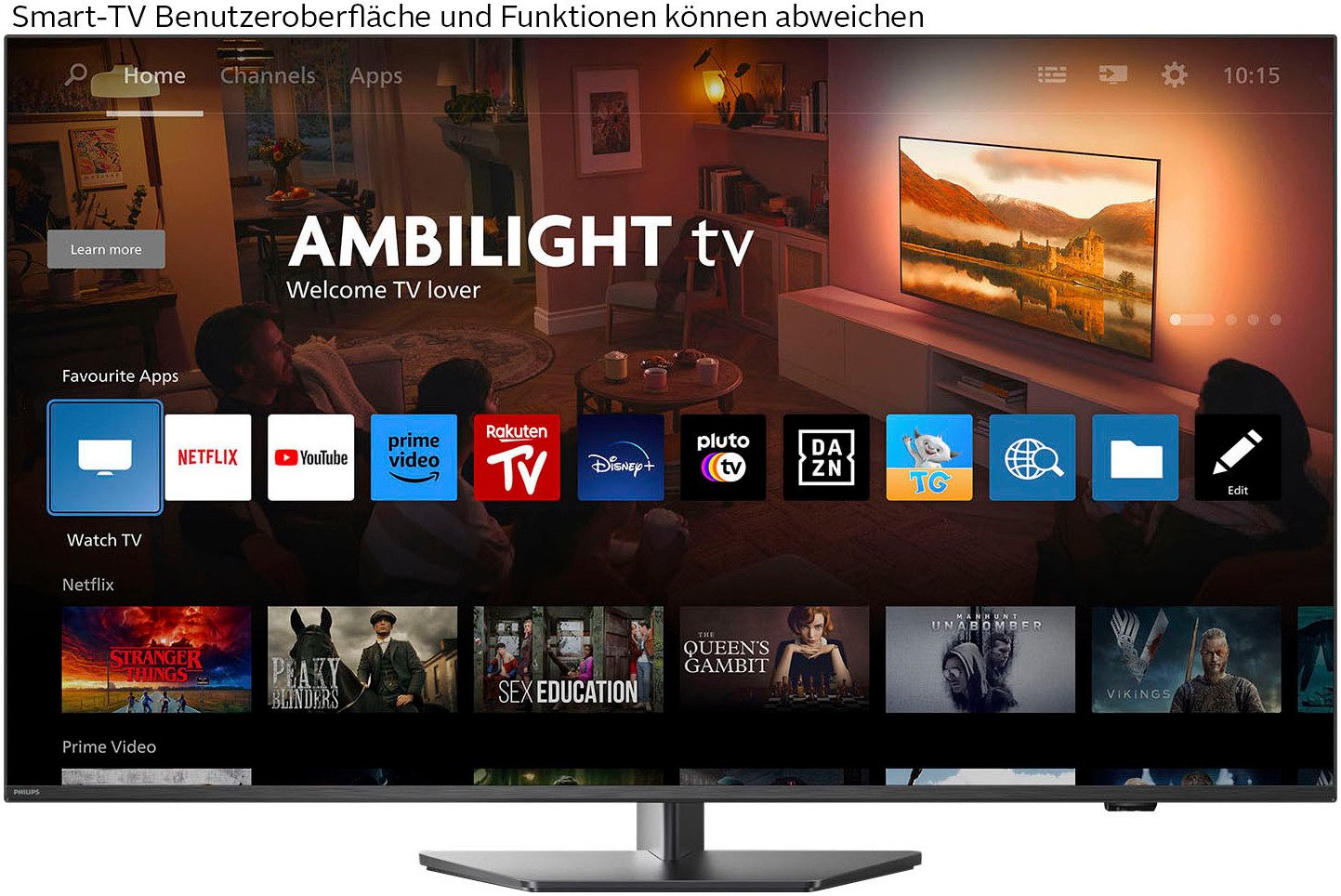 Philips 55PUS8909/12 LED-Fernseher (139 cm/55 Zoll, 4K Ultra HD, Smart-TV)