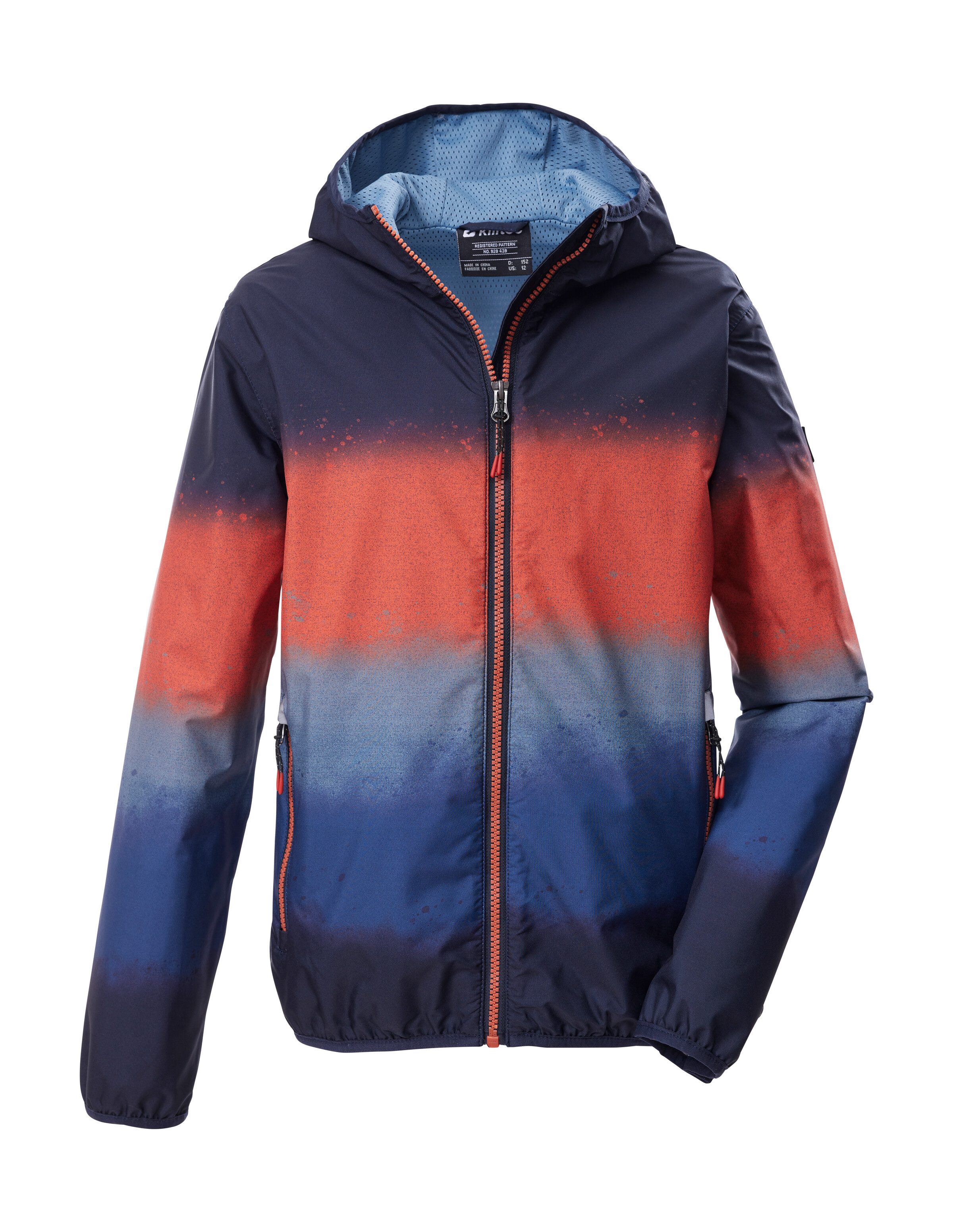 Killtec Funktionsjacke KOS 144 BYS JCKT Wind- und wasserdichte Jungenjacke mit Farbverlauf-Print