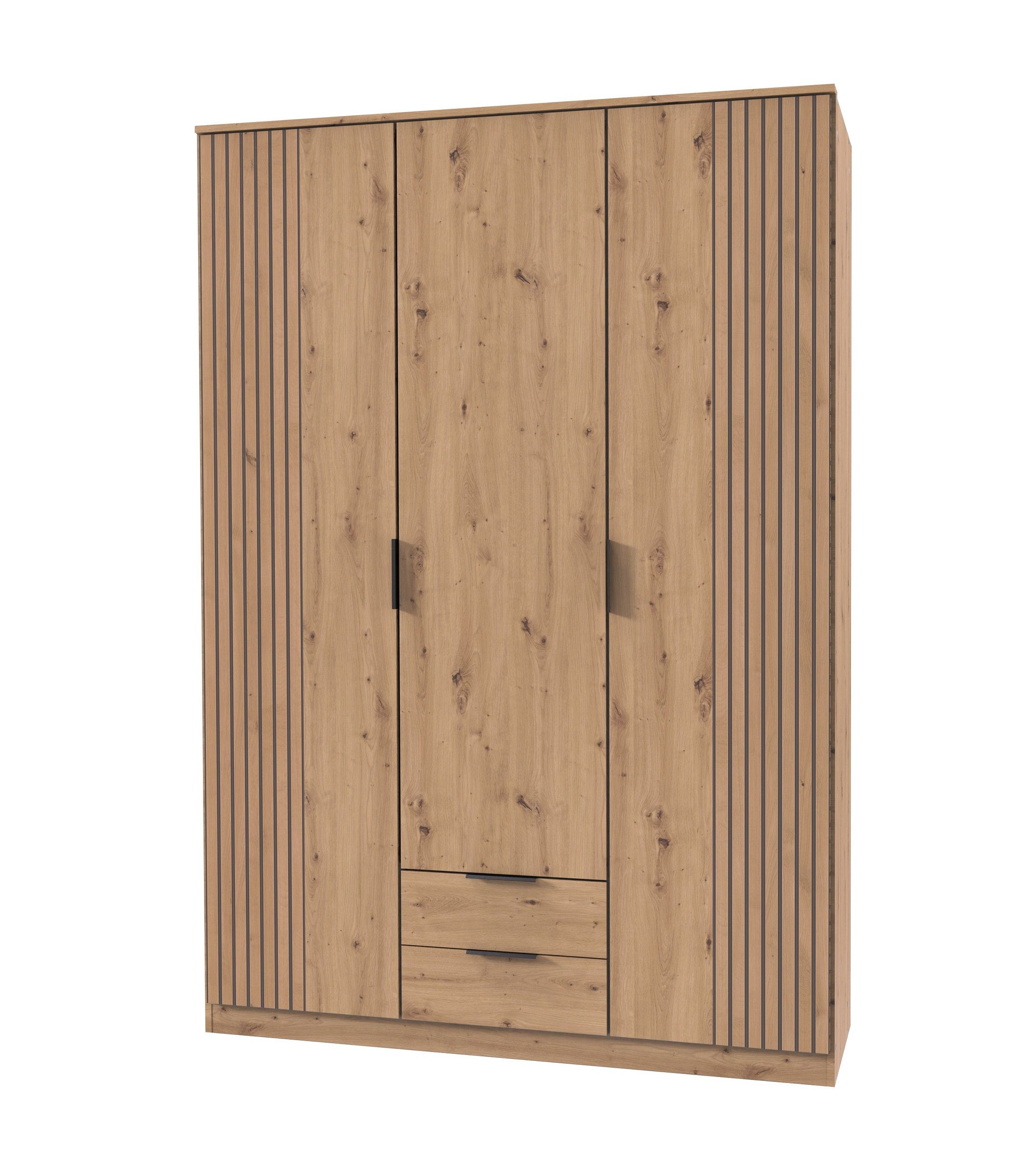 freiraum Drehtürenschrank Lübeck 135 x 199 x 58 cm (B/H/T)