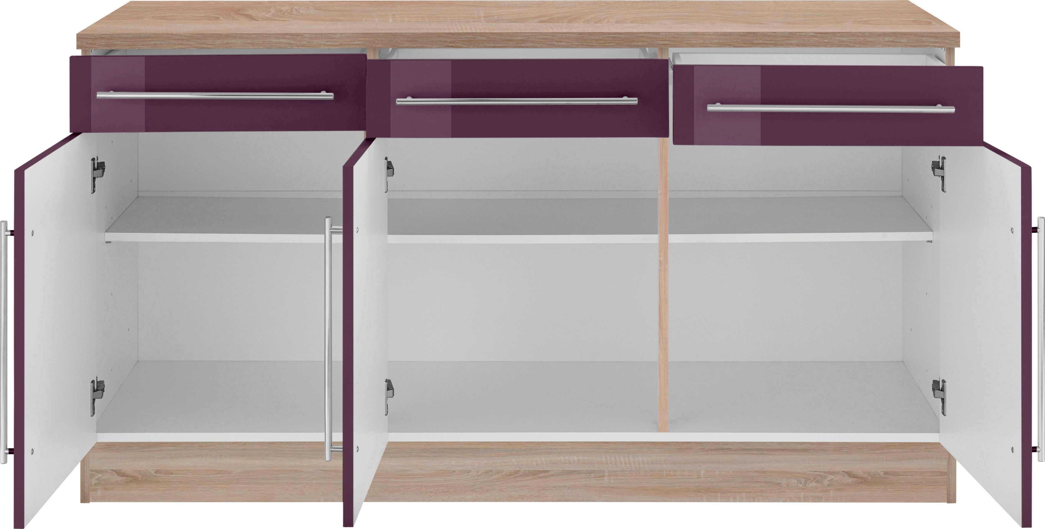 KOCHSTATION Unterschrank KS-Samos Breite 150 cm