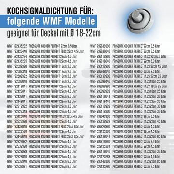 Piebert Schnellkochtopf-Dichtungsring 2x Kochsignaldichtung 39155 für WMF Perfect & Perfect Plus Schnellkoch