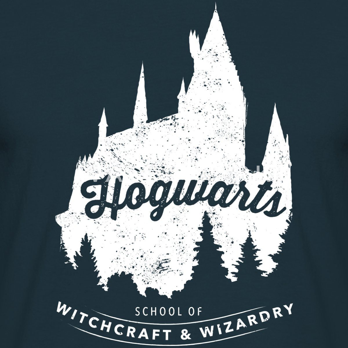 Spreadshirt T-Shirt Harry Potter Hogwarts School Schule Männer T-Shirt (1-tlg)
