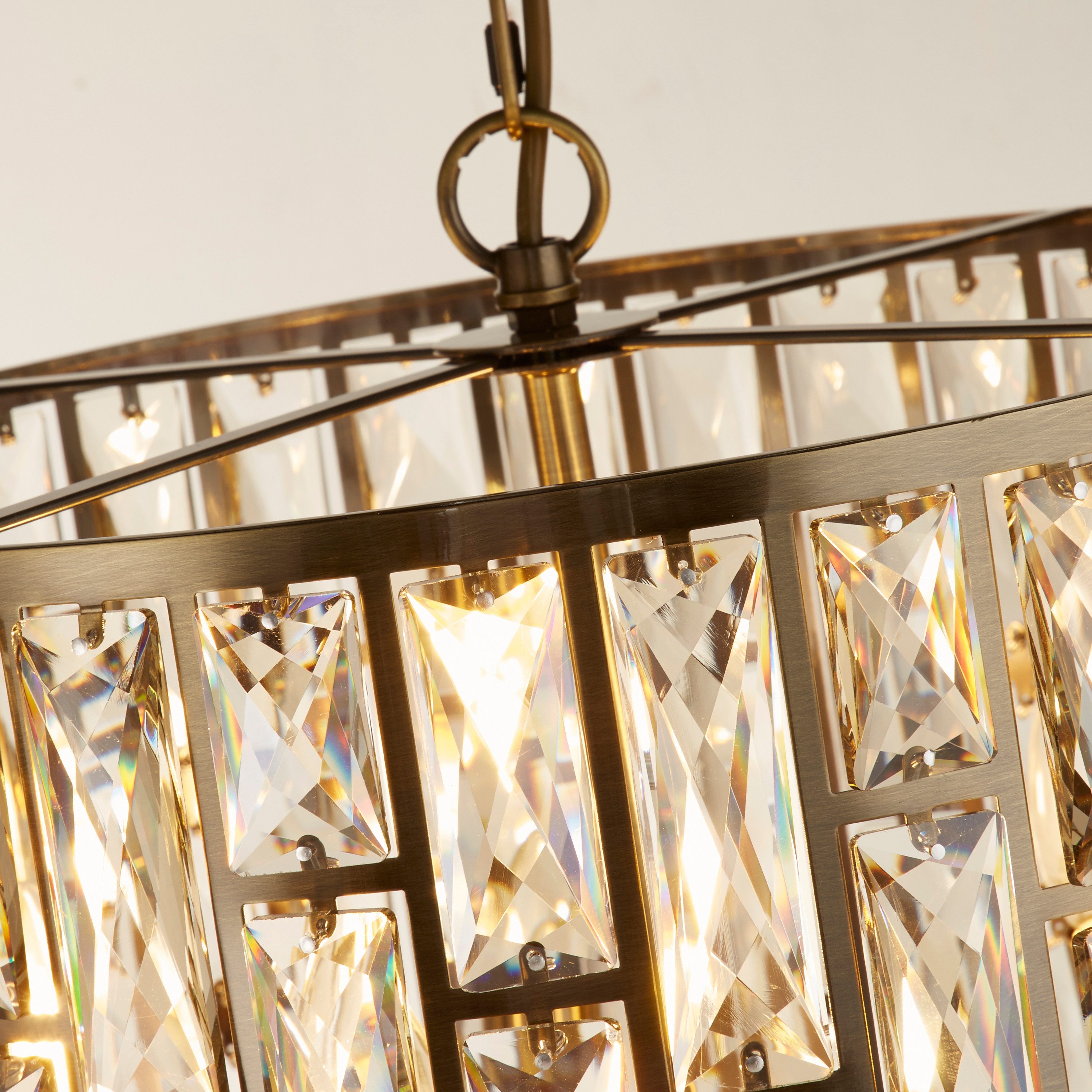 Searchlight Hängeleuchte Hängeleuchte Bijou, 5-flammig, ohne Leuchtmittel, Glamourös