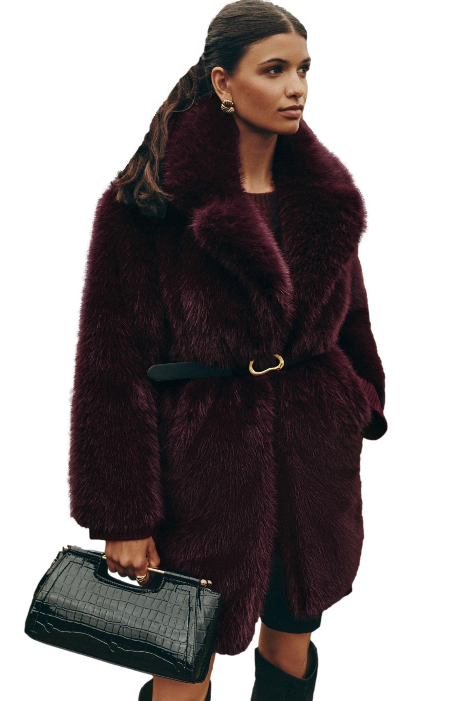 Fellimitatmantel Friends Like These X Lucy Mecklenburgh Mantel