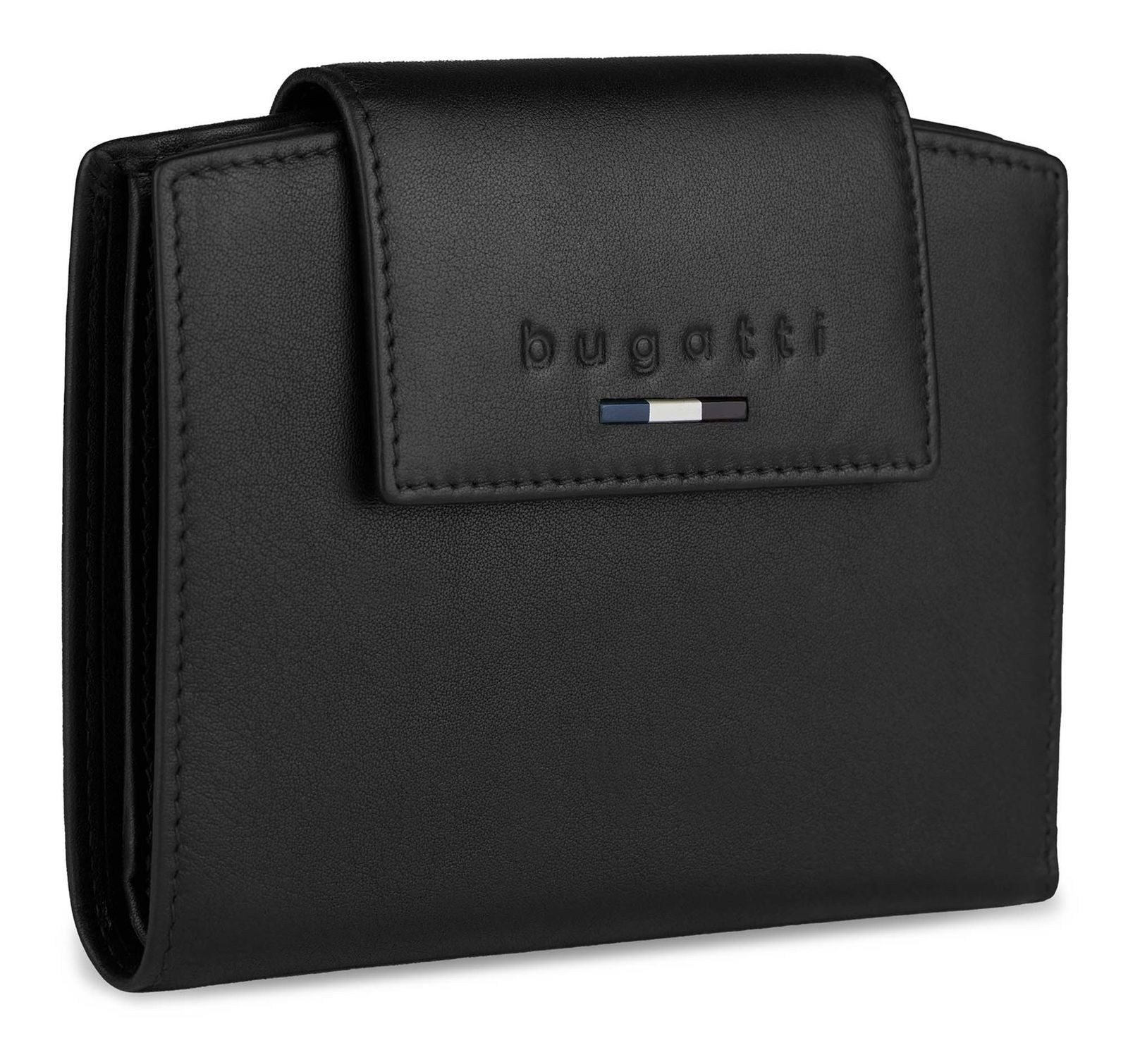 bugatti Geldbörse Ladies Wallet, aus echtem Rindsleder mit RFID-Blocker Schutz