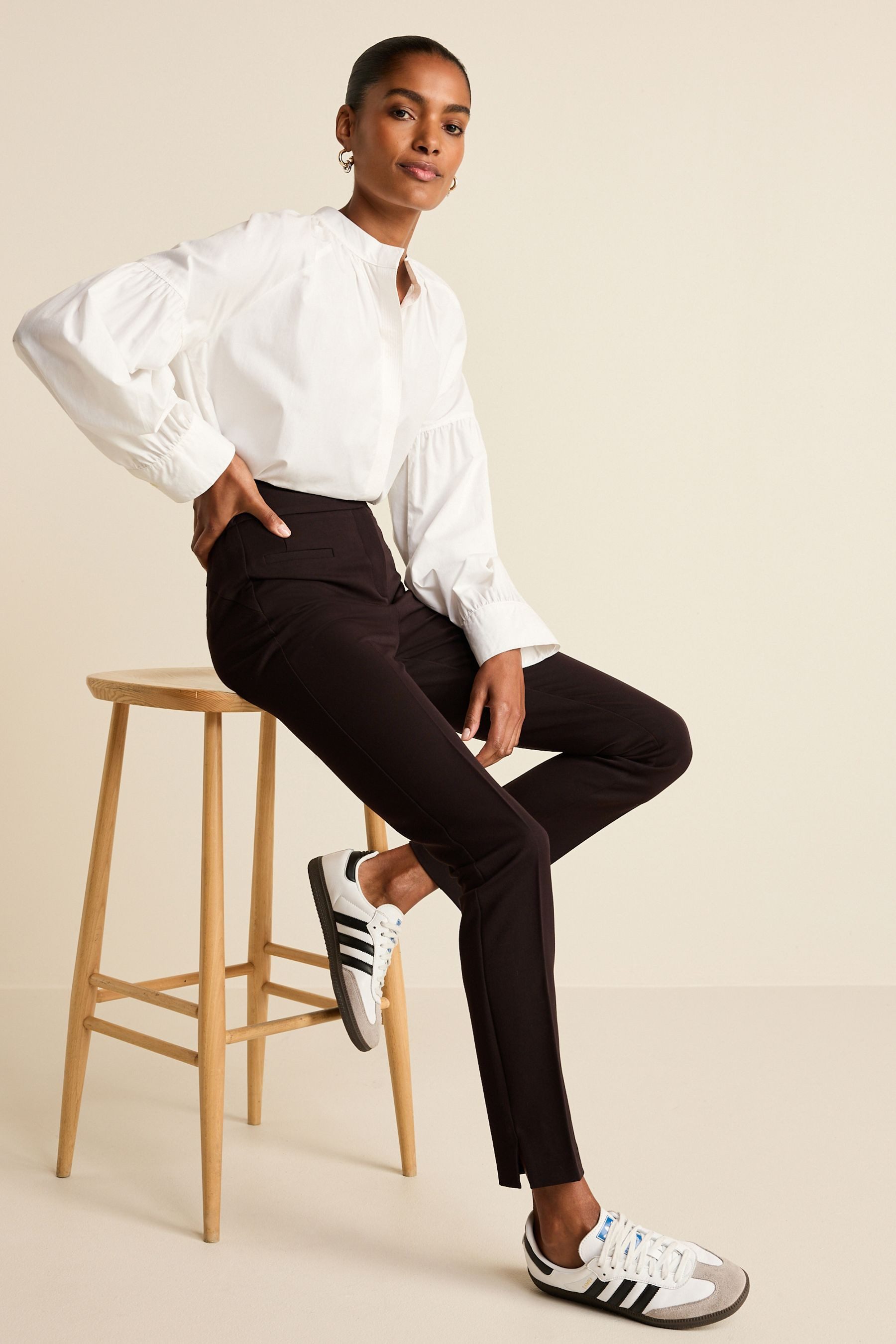 Next Stretch-Hose Tailored Skinny-Hose (1-tlg)