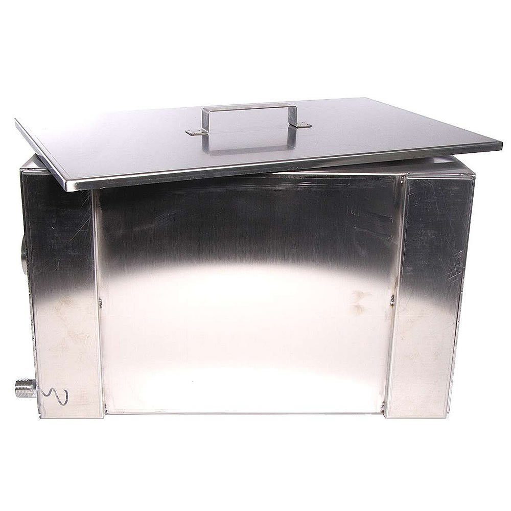 Melko Fetttrennkanne Ölabscheider Fettabscheider 40L aus Edelstahl Abwasser Fettseparator, Edelstahl, (Stück), Trennt Öl und Wasser präzise