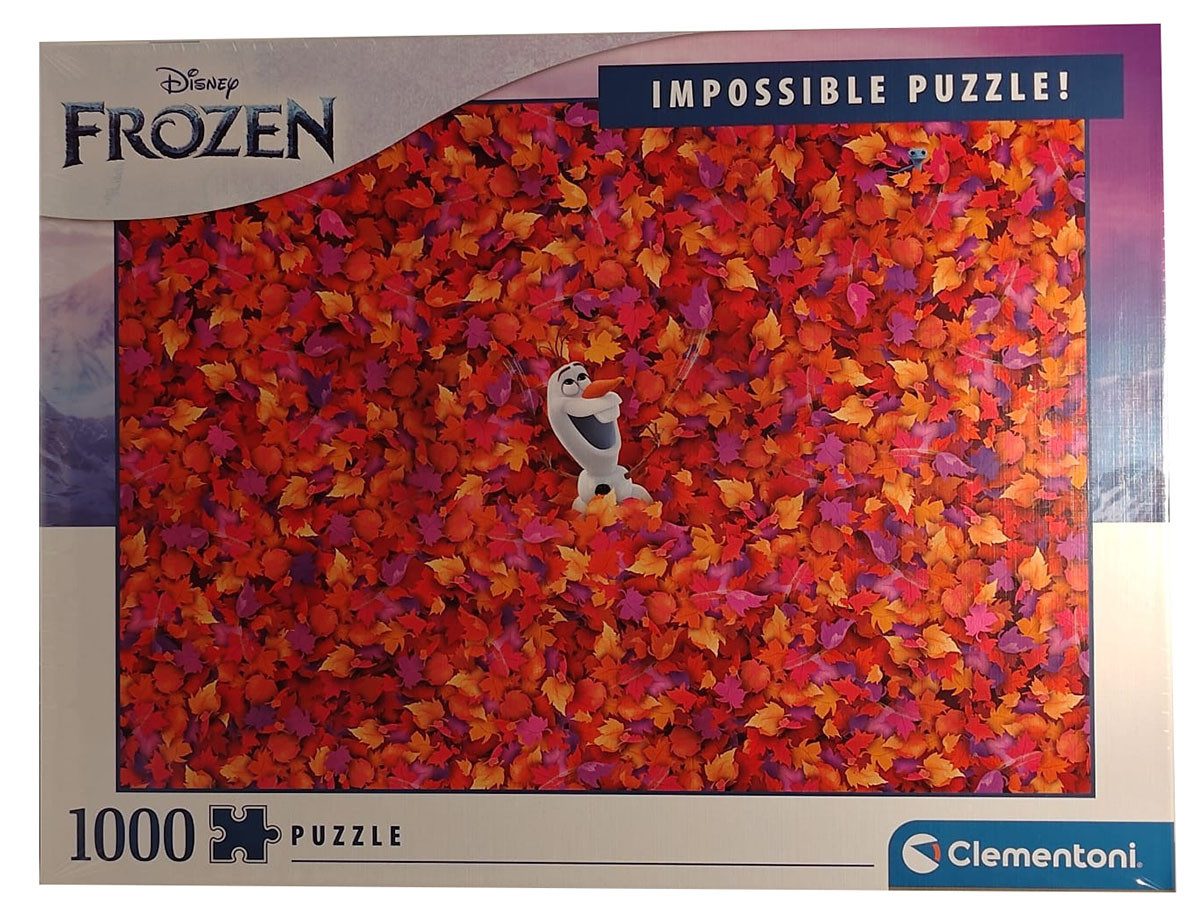 Clementoni® Puzzle Clementoni Puzzle-Set Frozen 2 Puzzle 1000 Teile Schneemann Olaf, 1000 Puzzleteile