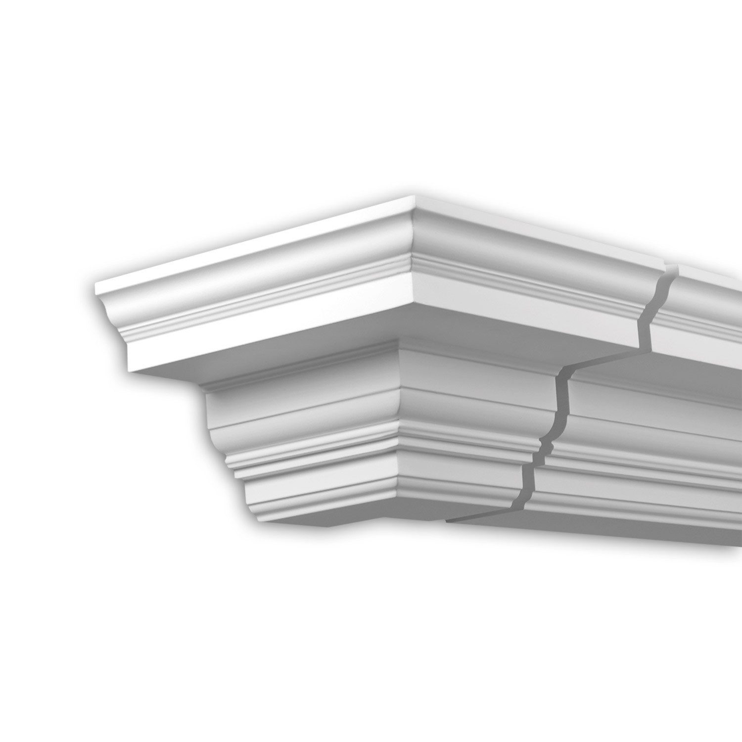 Profhome Eckprofil 431311 AußenwinkelAußenstuck Eckelement Fassadenelement (Eckelement, 1-St., Außenwinkel für Eckleiste, Fassadenprofil, Zierleiste, Stuckleiste), Eckelement