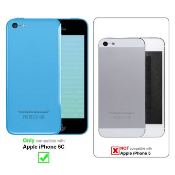 Cadorabo Handyhülle Apple iPhone 5C Apple iPhone 5C, Klappbare Handy Schutzhülle - Hülle - mit Standfunktion und Kartenfach