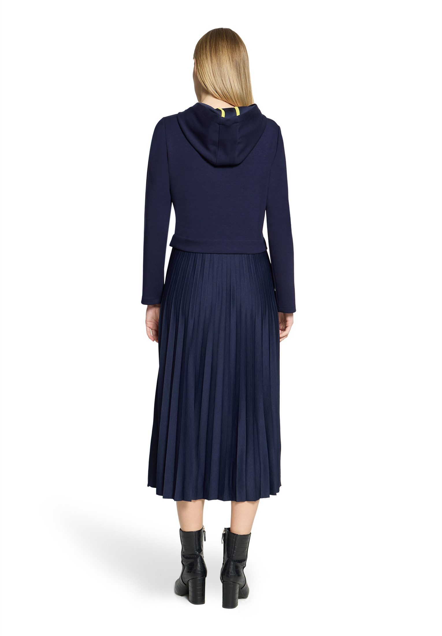 Cartoon Druckkleid Damen mit Kapuze