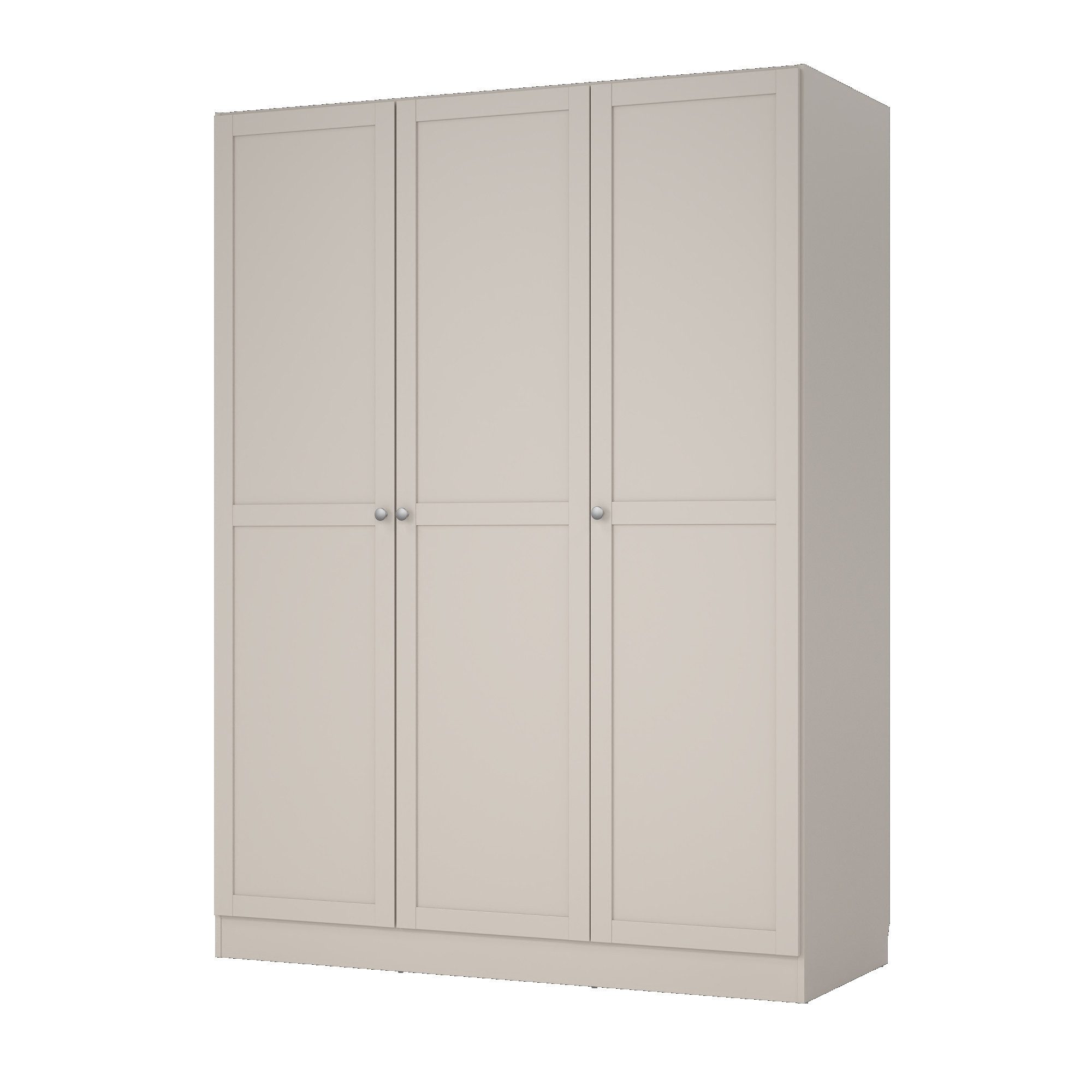 Home affaire Kleiderschrank Billund, skandinavisches Design & viel Stauraum (3 Breiten: 98,5, 147 der 195 cm) Viel Stauraum mit Böden & Kleiderstange, praktische Aufteilung