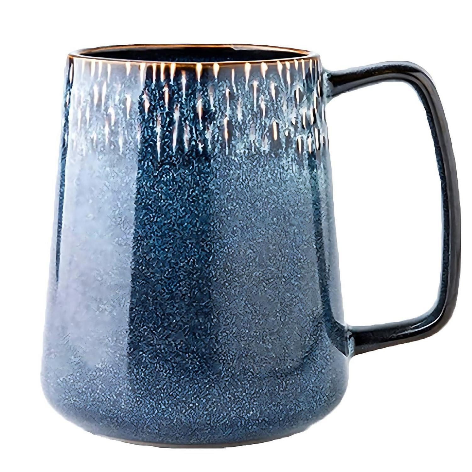 LuxusKollektion Cappuccinotasse Kaffeetasse XXL 700ml Keramik Unikat Griff, Keramik