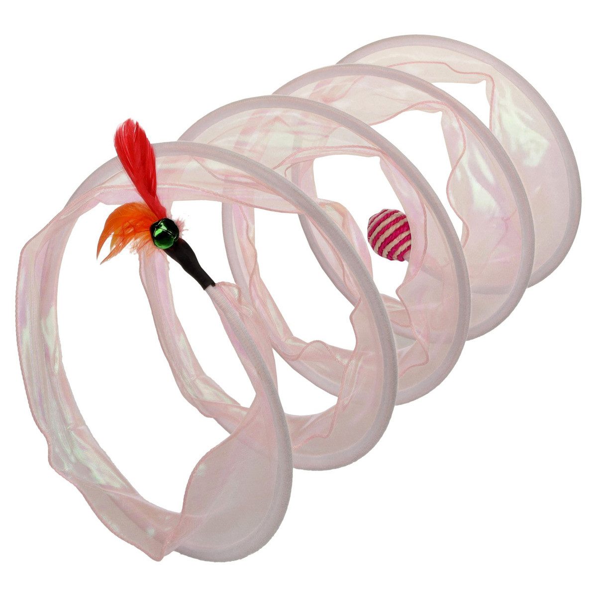 Flamingo Tiertunnel Katzentunnel Kennedy rosa von Flamingo